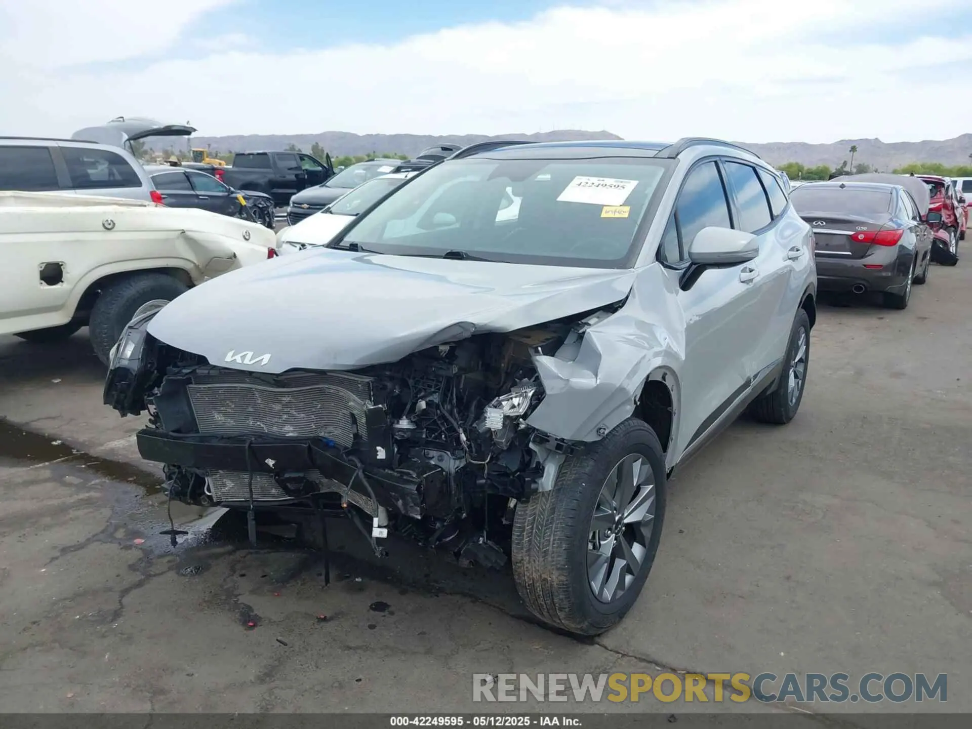 6 fotografías del automóvil dañado 5XYK4CAF1PG081161 KIA SPORTAGE 2023