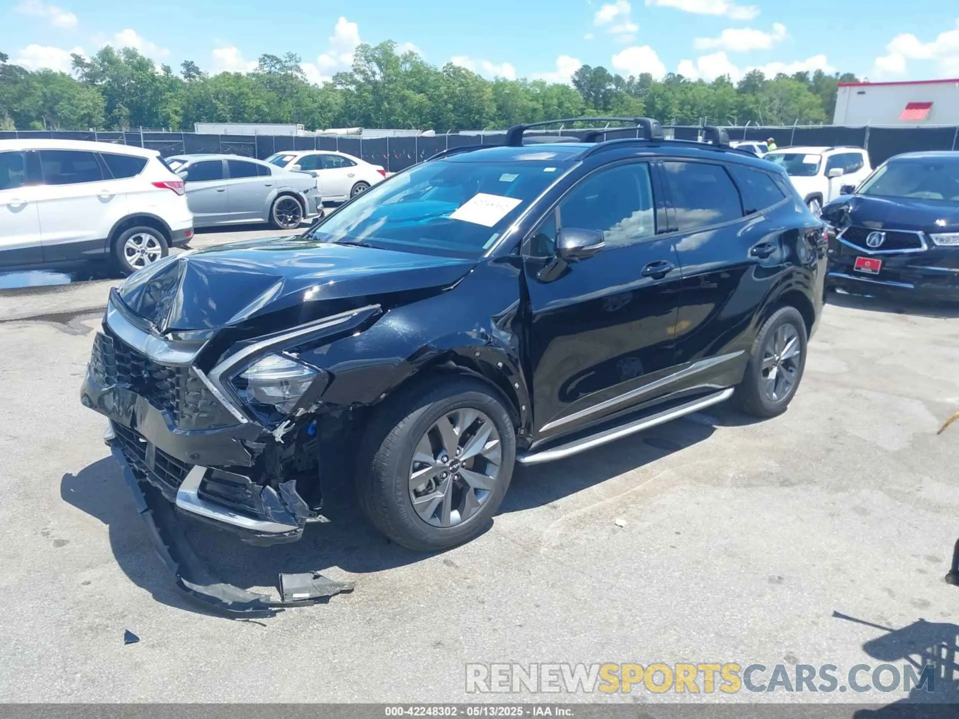 2 fotografías del automóvil dañado 5XYK4CAF6PG103395 KIA SPORTAGE 2023