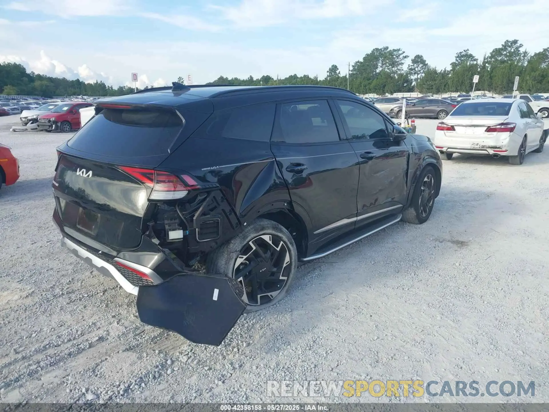 4 fotografías del automóvil dañado 5XYK53AF0PG102093 KIA SPORTAGE 2023