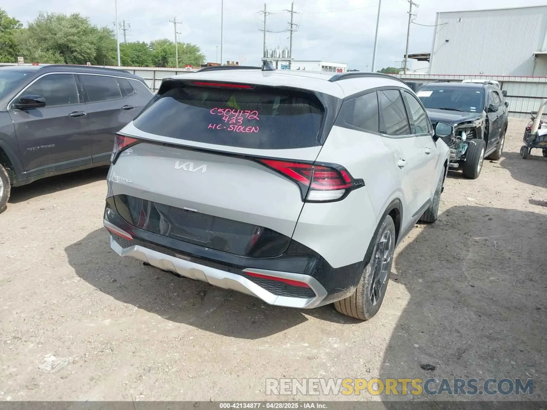 4 fotografías del automóvil dañado 5XYK53AF1PG085529 KIA SPORTAGE 2023