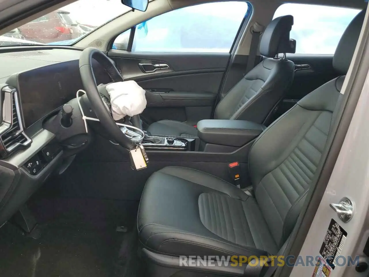 7 fotografías del automóvil dañado 5XYK53AF2PG001850 KIA SPORTAGE 2023