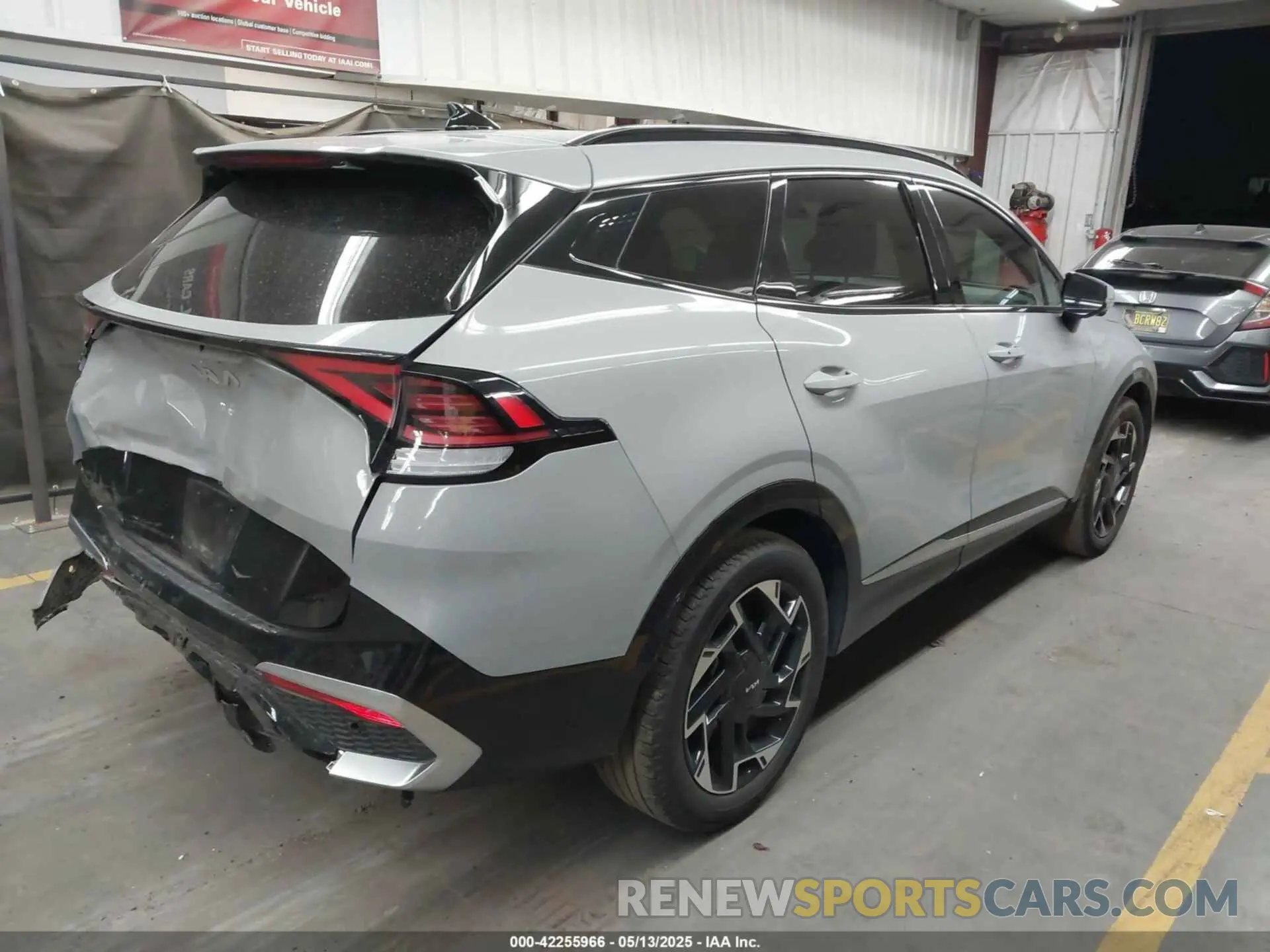 4 fotografías del automóvil dañado 5XYK53AF2PG035318 KIA SPORTAGE 2023