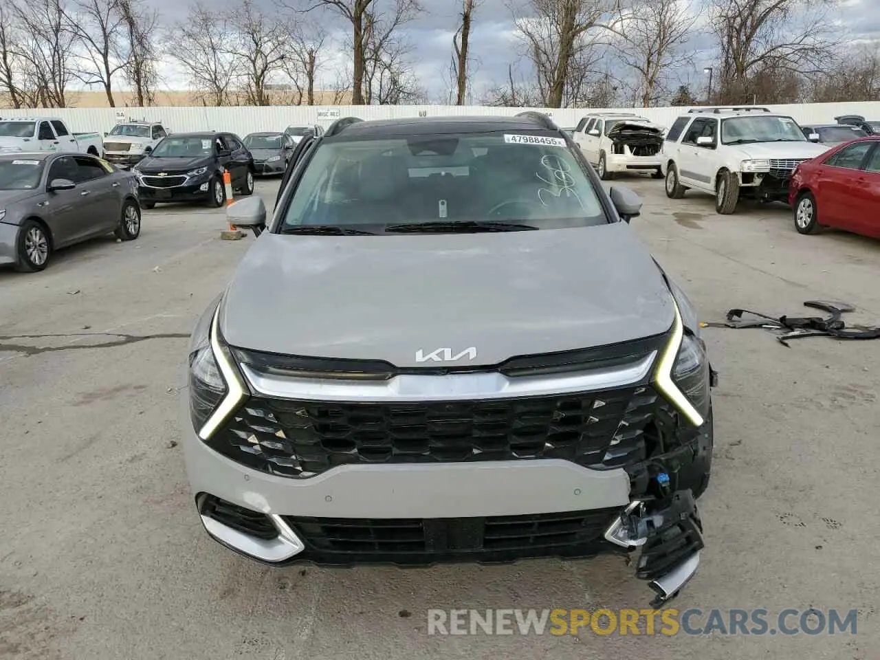 5 fotografías del automóvil dañado 5XYK53AF4PG039046 KIA SPORTAGE 2023