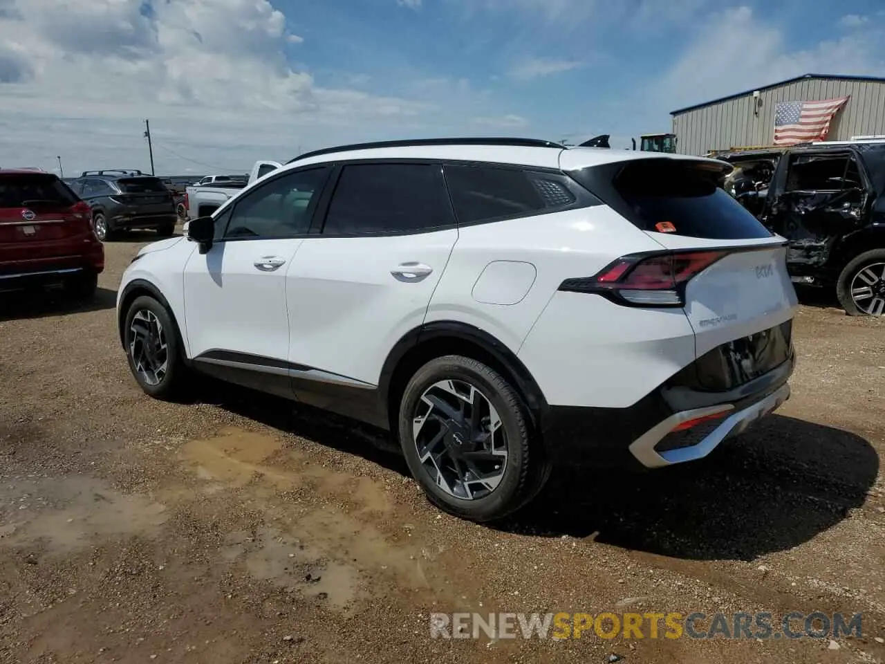 2 fotografías del automóvil dañado 5XYK53AF5PG013877 KIA SPORTAGE 2023