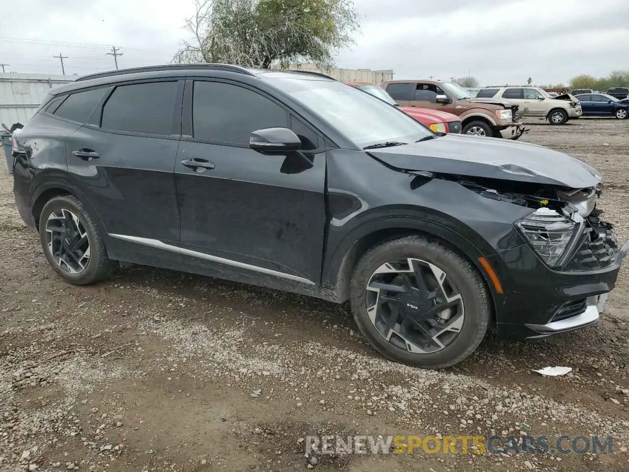 4 fotografías del automóvil dañado 5XYK53AF5PG088191 KIA SPORTAGE 2023