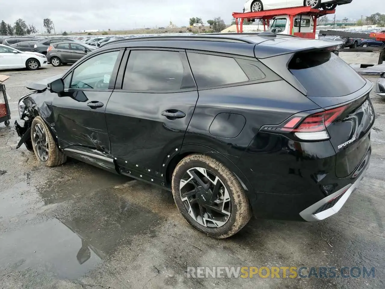 2 fotografías del automóvil dañado 5XYK53AF5PG123585 KIA SPORTAGE 2023