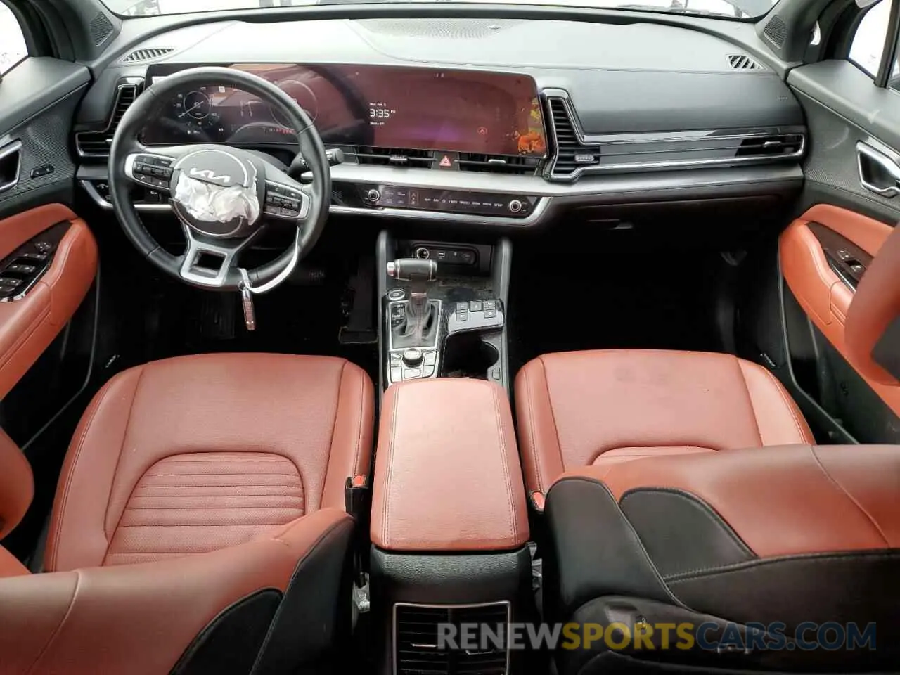 8 fotografías del automóvil dañado 5XYK53AF5PG123585 KIA SPORTAGE 2023