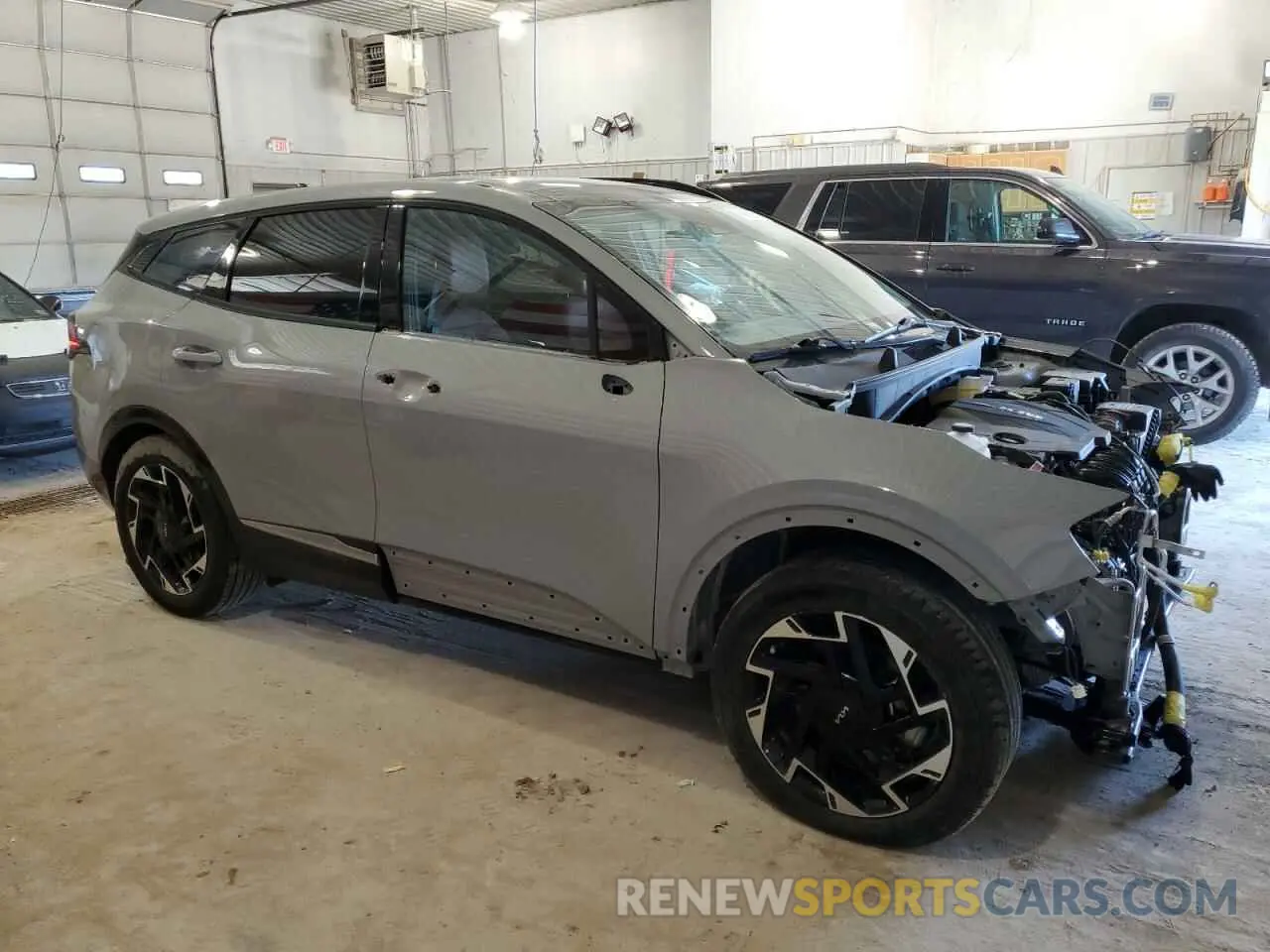 4 fotografías del automóvil dañado 5XYK53AF7PG055242 KIA SPORTAGE 2023