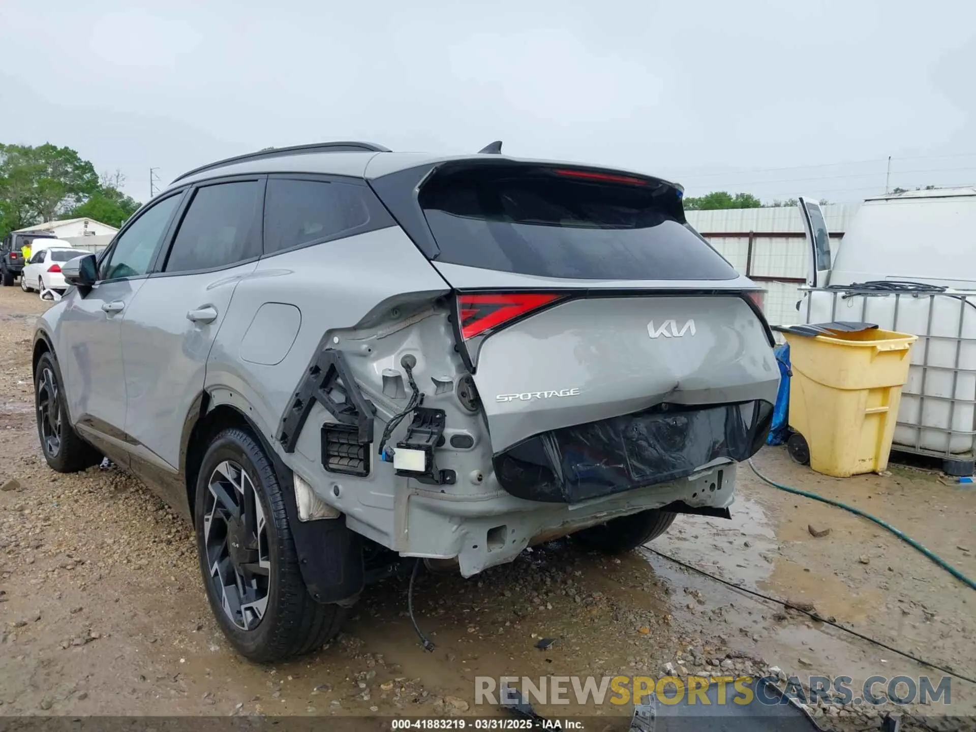 6 fotografías del automóvil dañado 5XYK53AF9PG076495 KIA SPORTAGE 2023