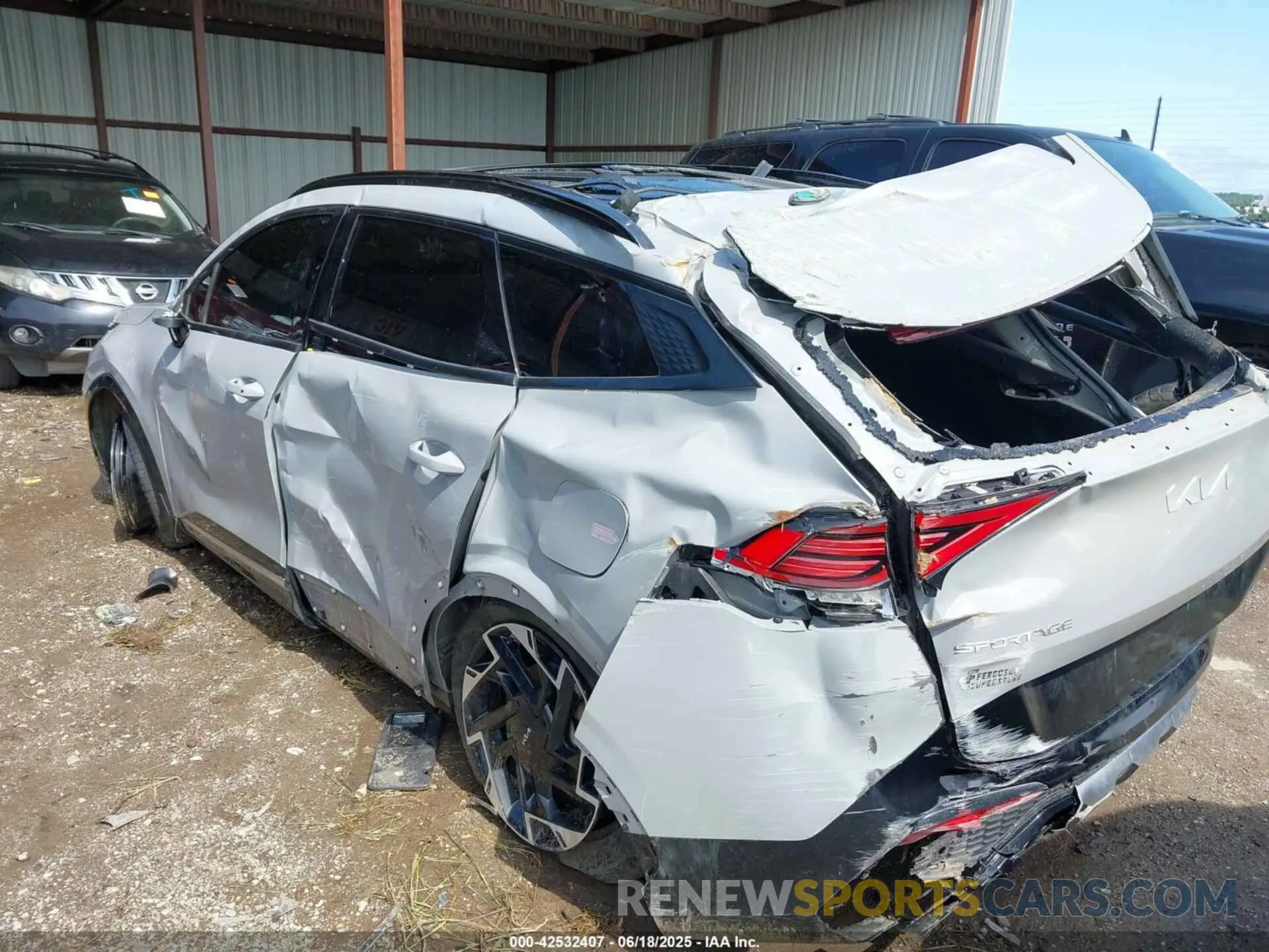 6 fotografías del automóvil dañado 5XYK53AF9PG082166 KIA SPORTAGE 2023