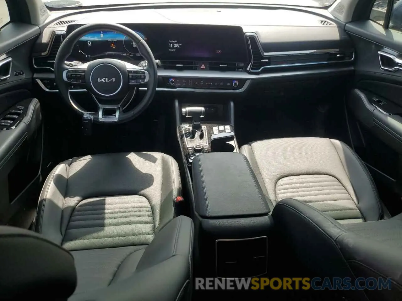 8 fotografías del automóvil dañado 5XYK53AF9PG105350 KIA SPORTAGE 2023