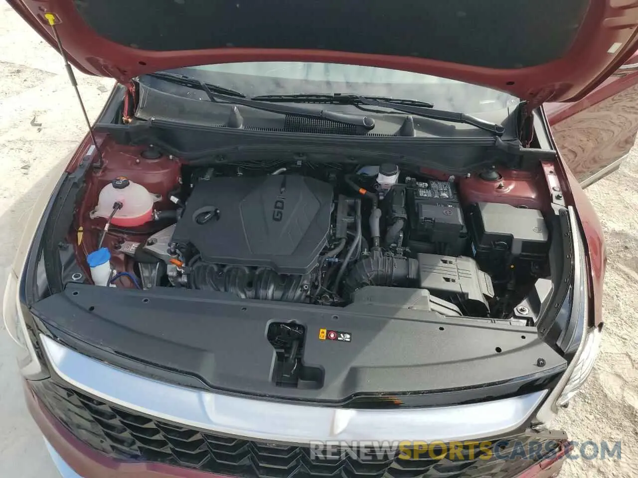 12 fotografías del automóvil dañado 5XYK53AFXPG111996 KIA SPORTAGE 2023