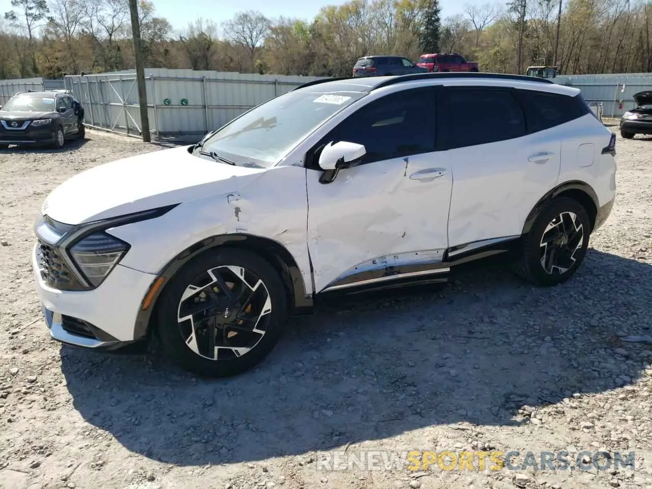 1 fotografías del automóvil dañado 5XYK5CAF1PG002293 KIA SPORTAGE 2023