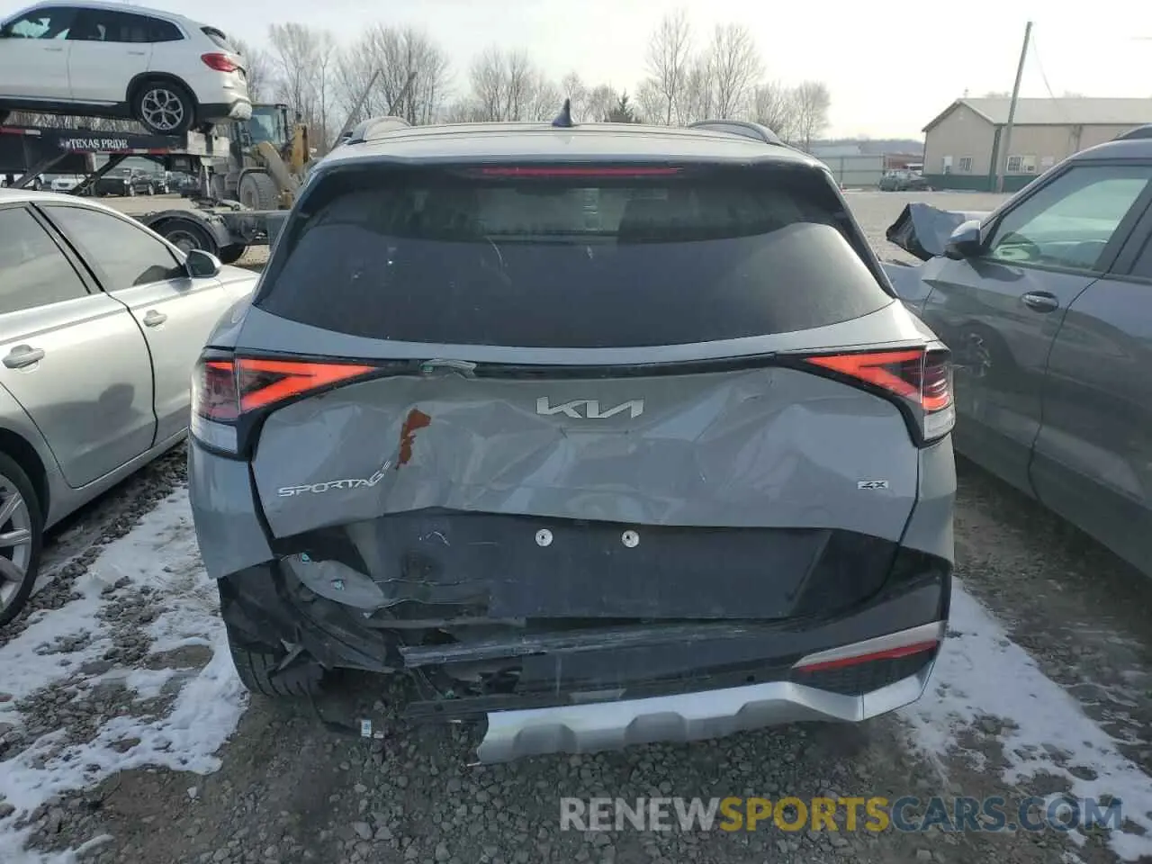 6 fotografías del automóvil dañado 5XYK5CAF3PG008922 KIA SPORTAGE 2023