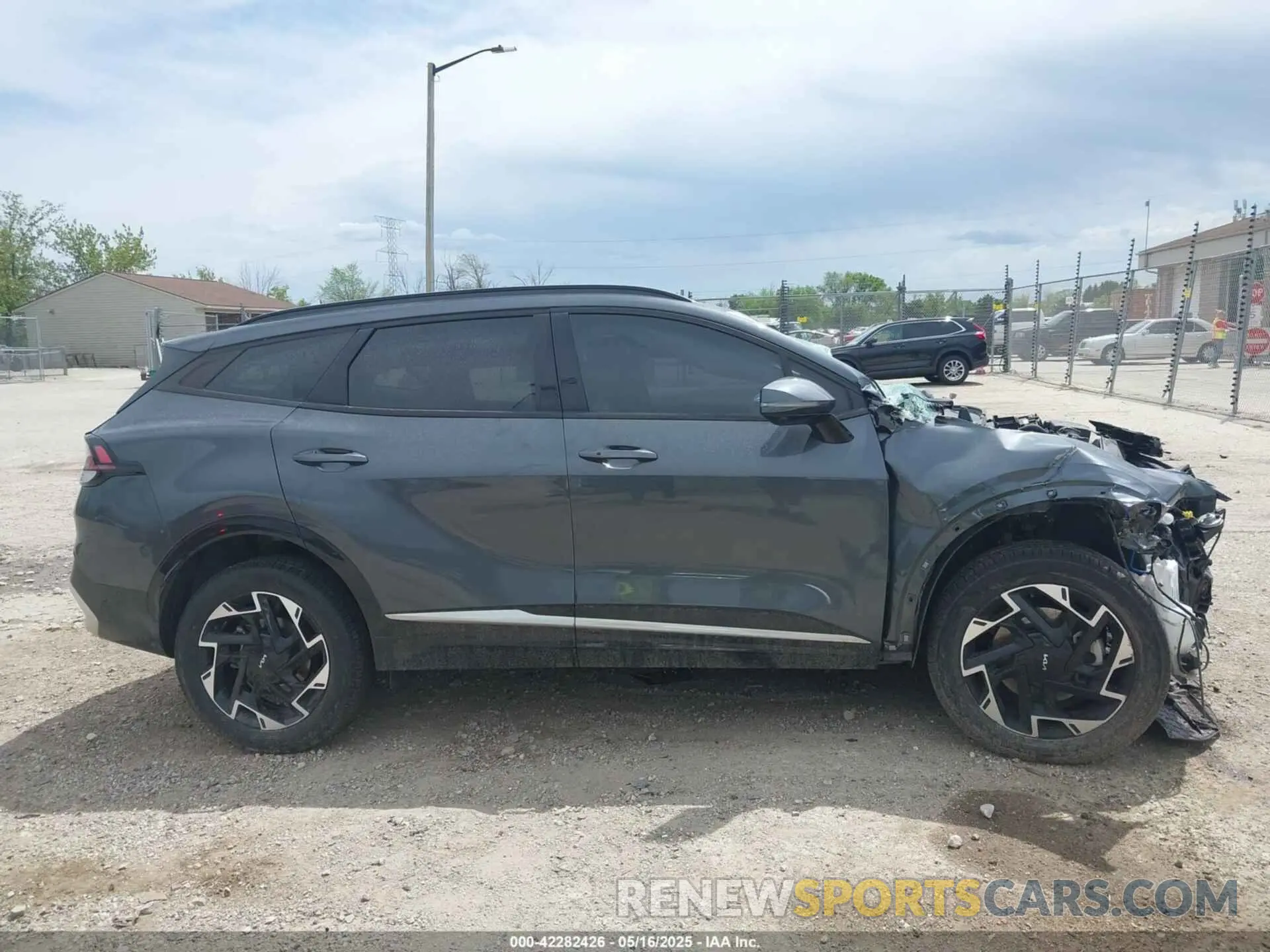 13 fotografías del automóvil dañado 5XYK5CAF5PG041307 KIA SPORTAGE 2023