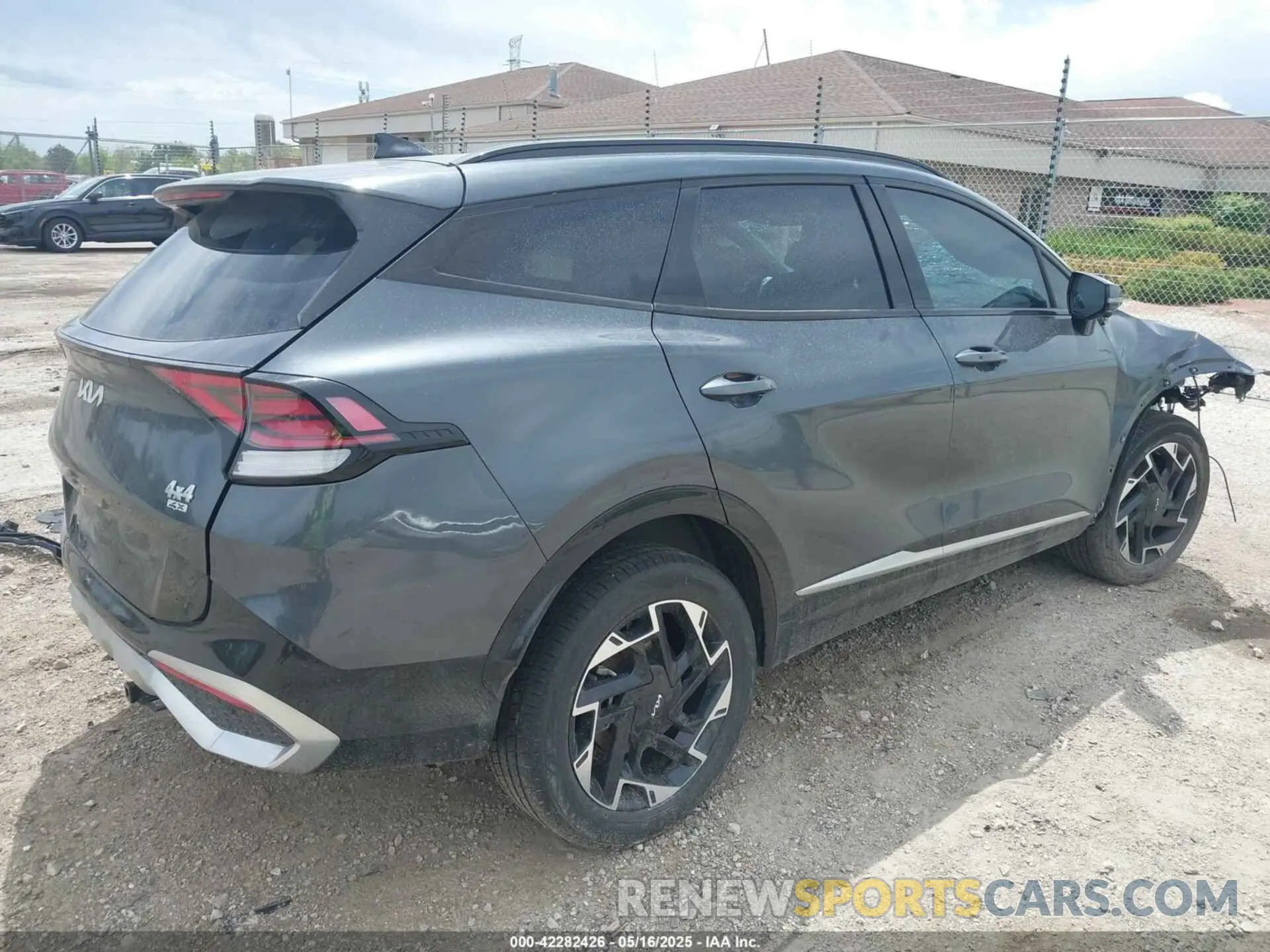 4 fotografías del automóvil dañado 5XYK5CAF5PG041307 KIA SPORTAGE 2023