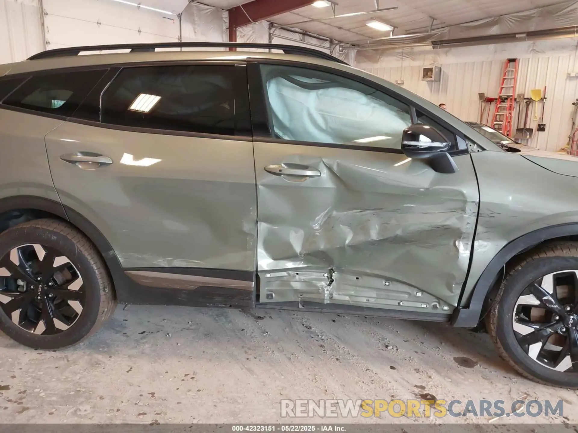6 fotografías del automóvil dañado 5XYK6CAF0PG002735 KIA SPORTAGE 2023