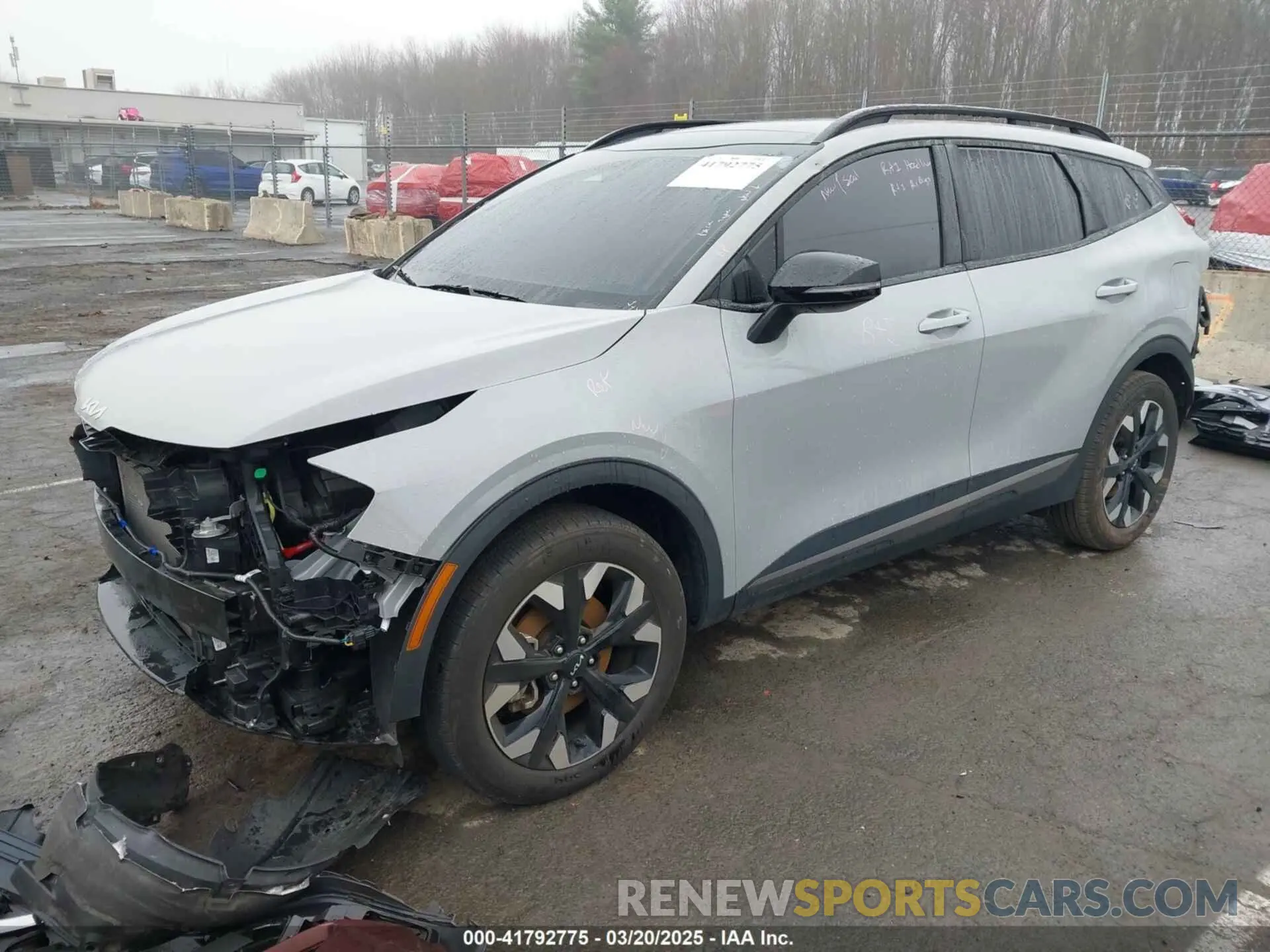 2 fotografías del automóvil dañado 5XYK6CAF0PG084899 KIA SPORTAGE 2023