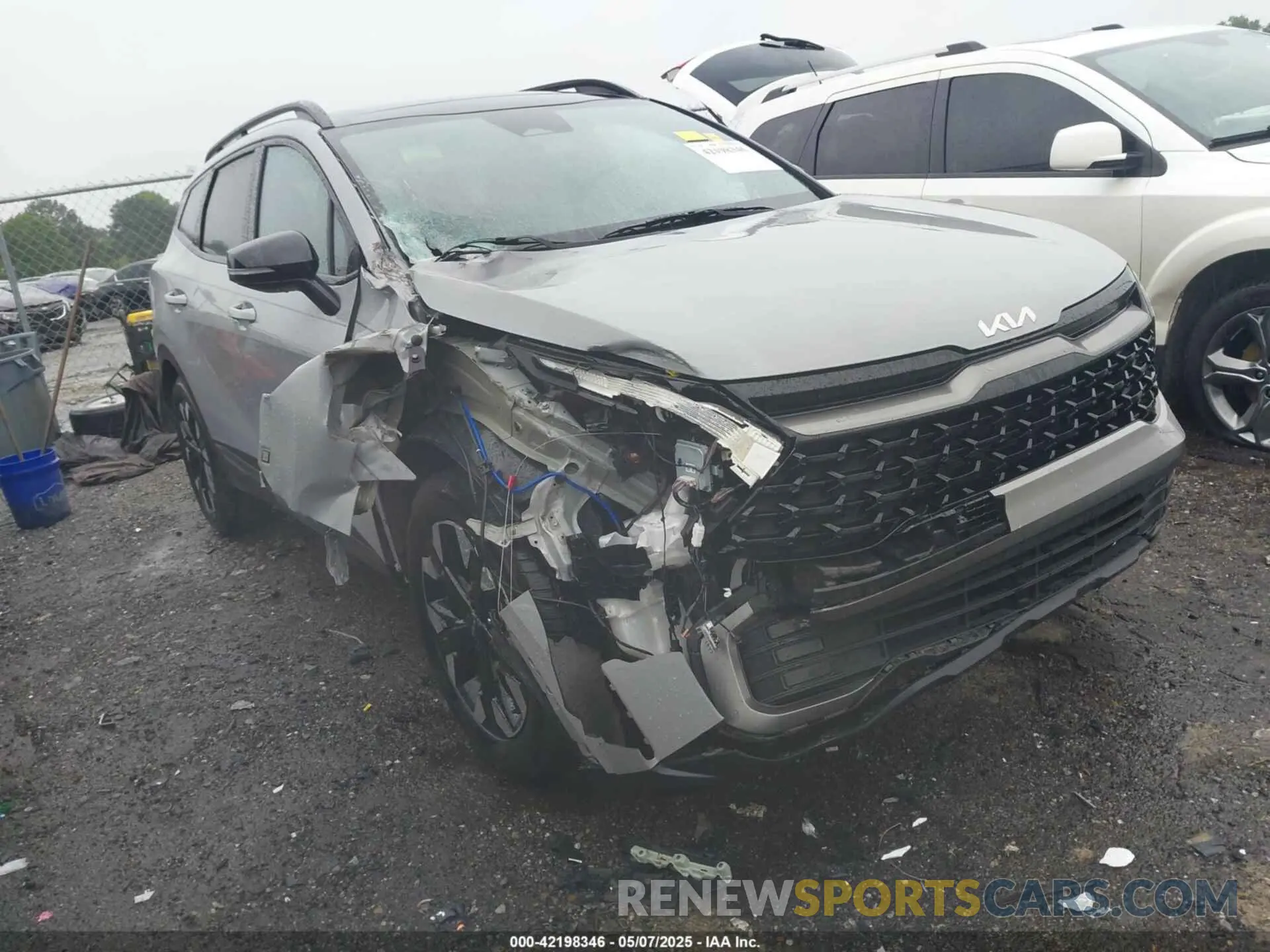 1 fotografías del automóvil dañado 5XYK6CAF0PG109879 KIA SPORTAGE 2023