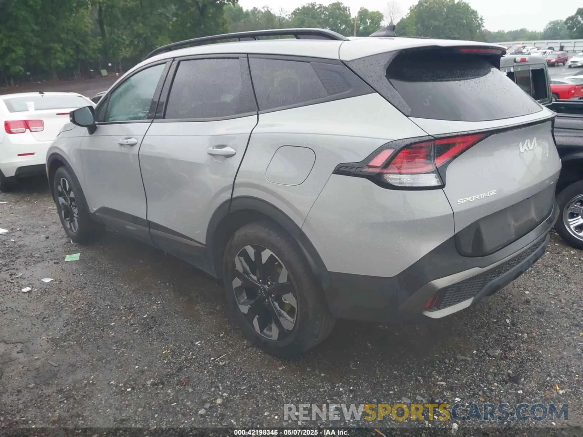 3 fotografías del automóvil dañado 5XYK6CAF0PG109879 KIA SPORTAGE 2023