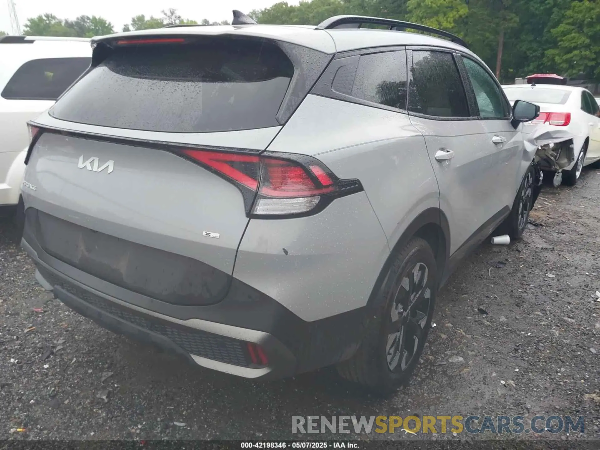 4 fotografías del automóvil dañado 5XYK6CAF0PG109879 KIA SPORTAGE 2023