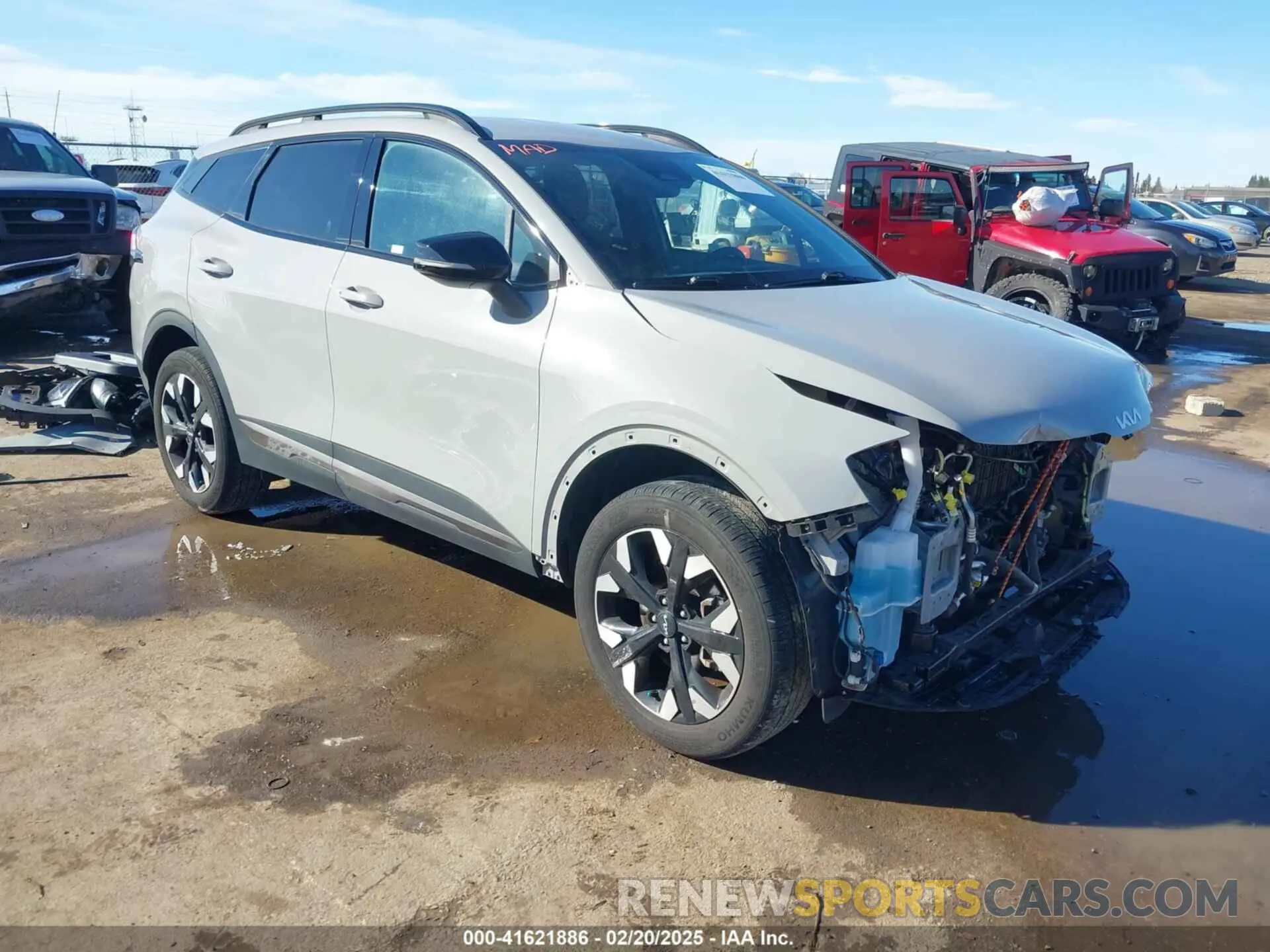 1 fotografías del automóvil dañado 5XYK6CAF1PG035307 KIA SPORTAGE 2023