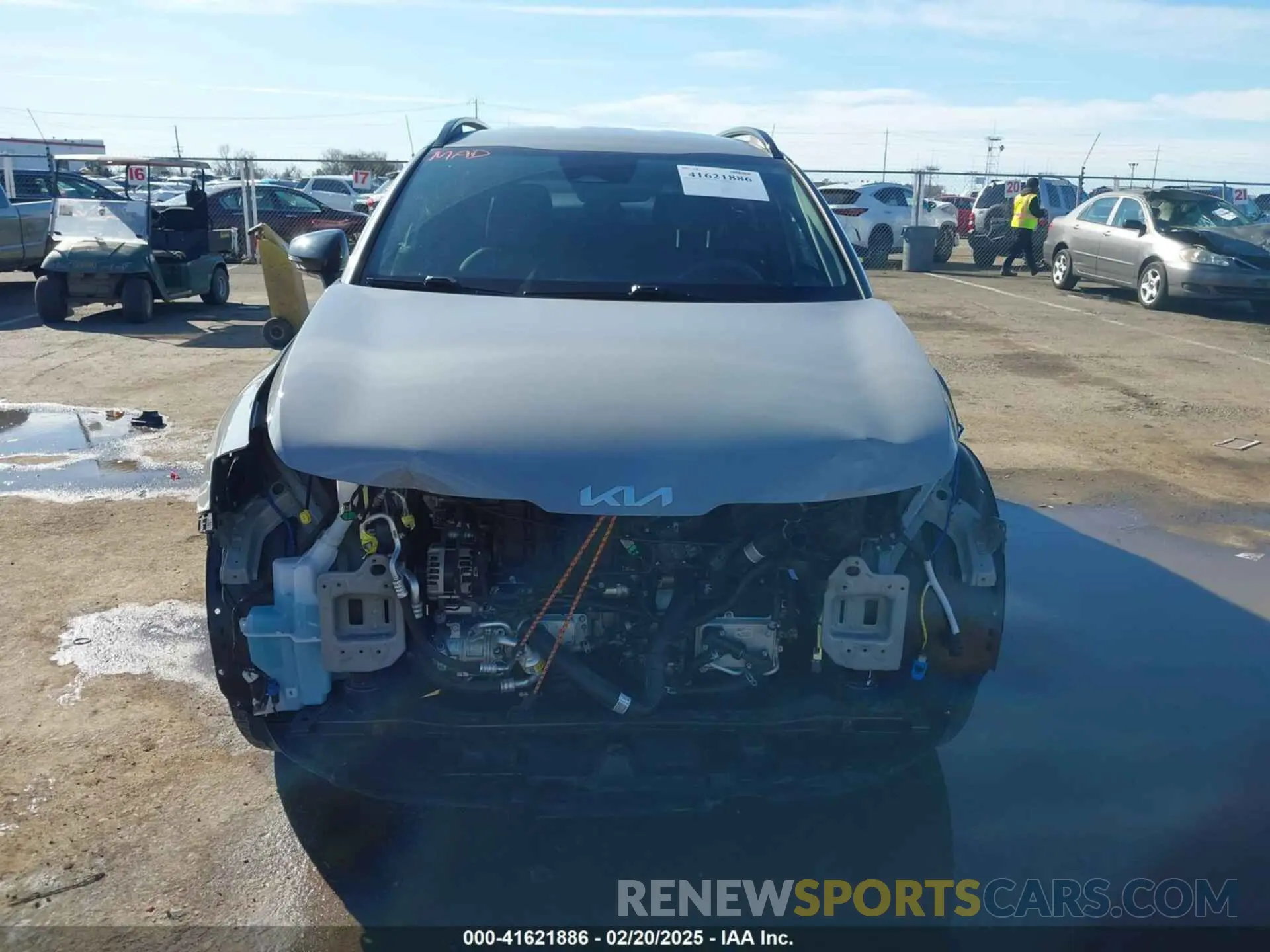 6 fotografías del automóvil dañado 5XYK6CAF1PG035307 KIA SPORTAGE 2023