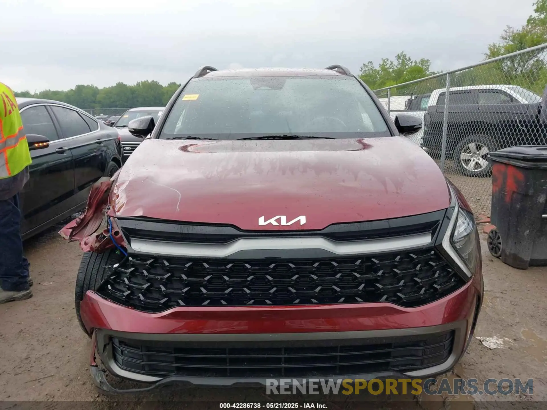 13 fotografías del automóvil dañado 5XYK6CAF1PG062491 KIA SPORTAGE 2023