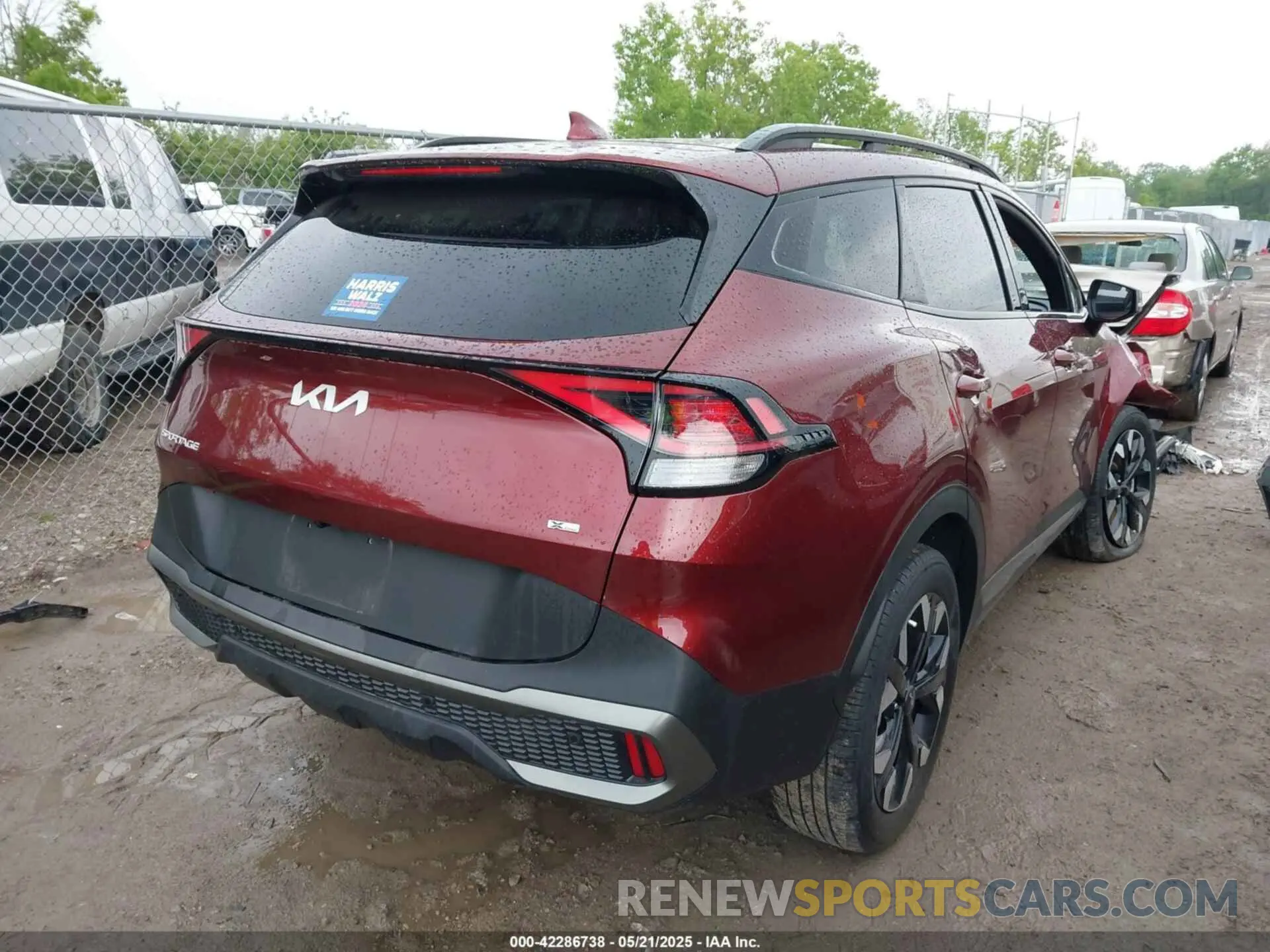 4 fotografías del automóvil dañado 5XYK6CAF1PG062491 KIA SPORTAGE 2023
