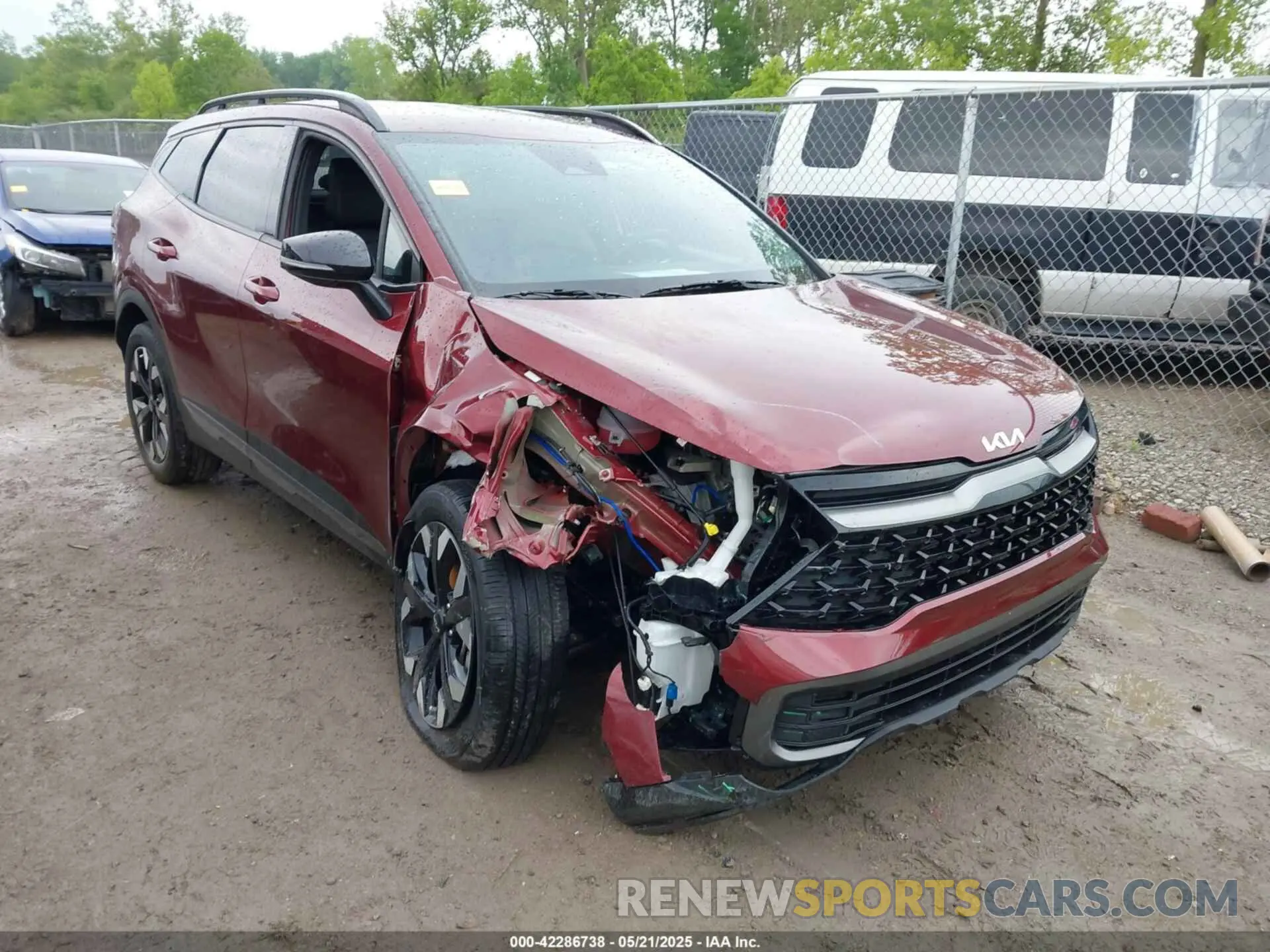 6 fotografías del automóvil dañado 5XYK6CAF1PG062491 KIA SPORTAGE 2023