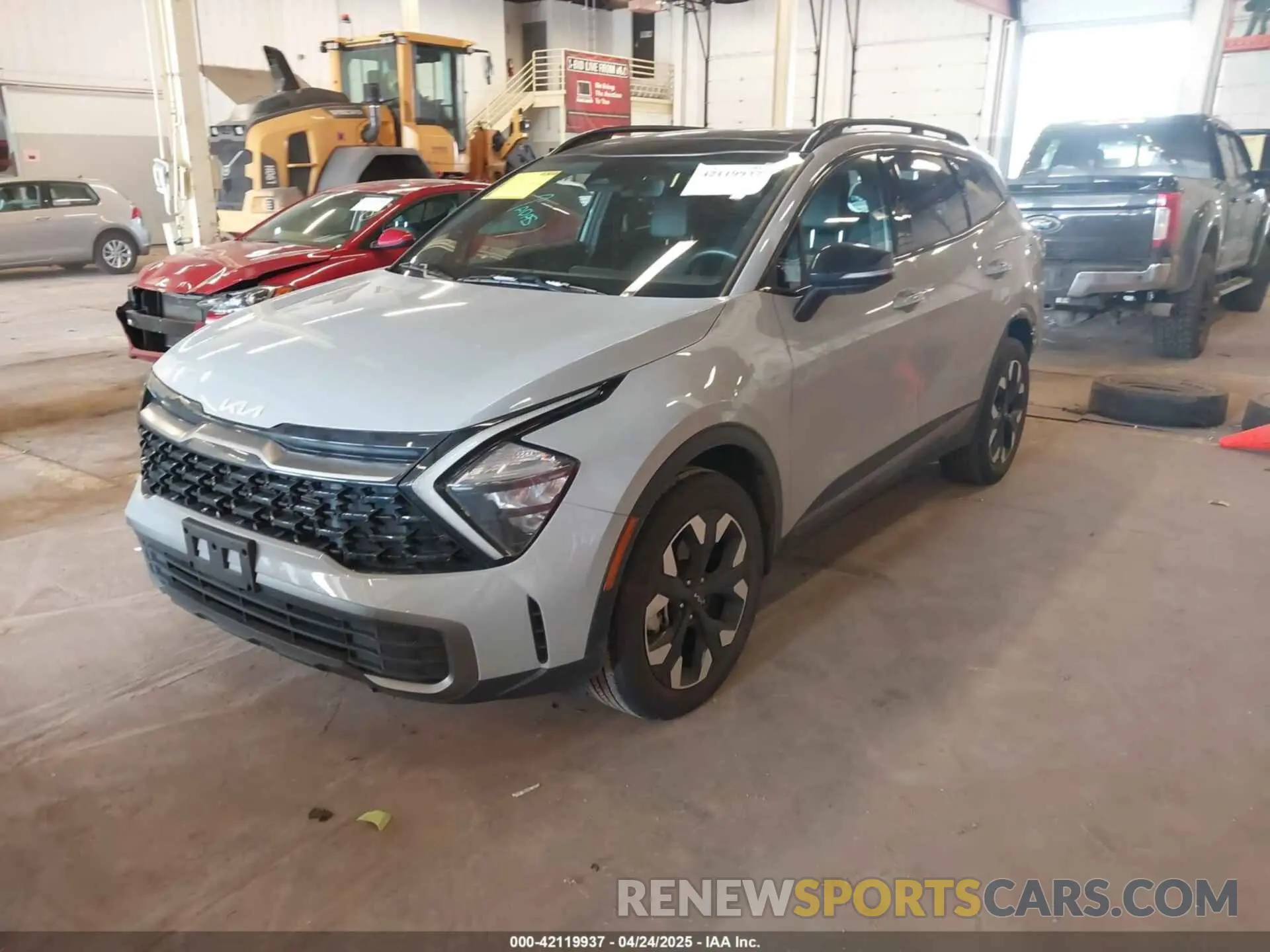 2 fotografías del automóvil dañado 5XYK6CAF1PG064757 KIA SPORTAGE 2023