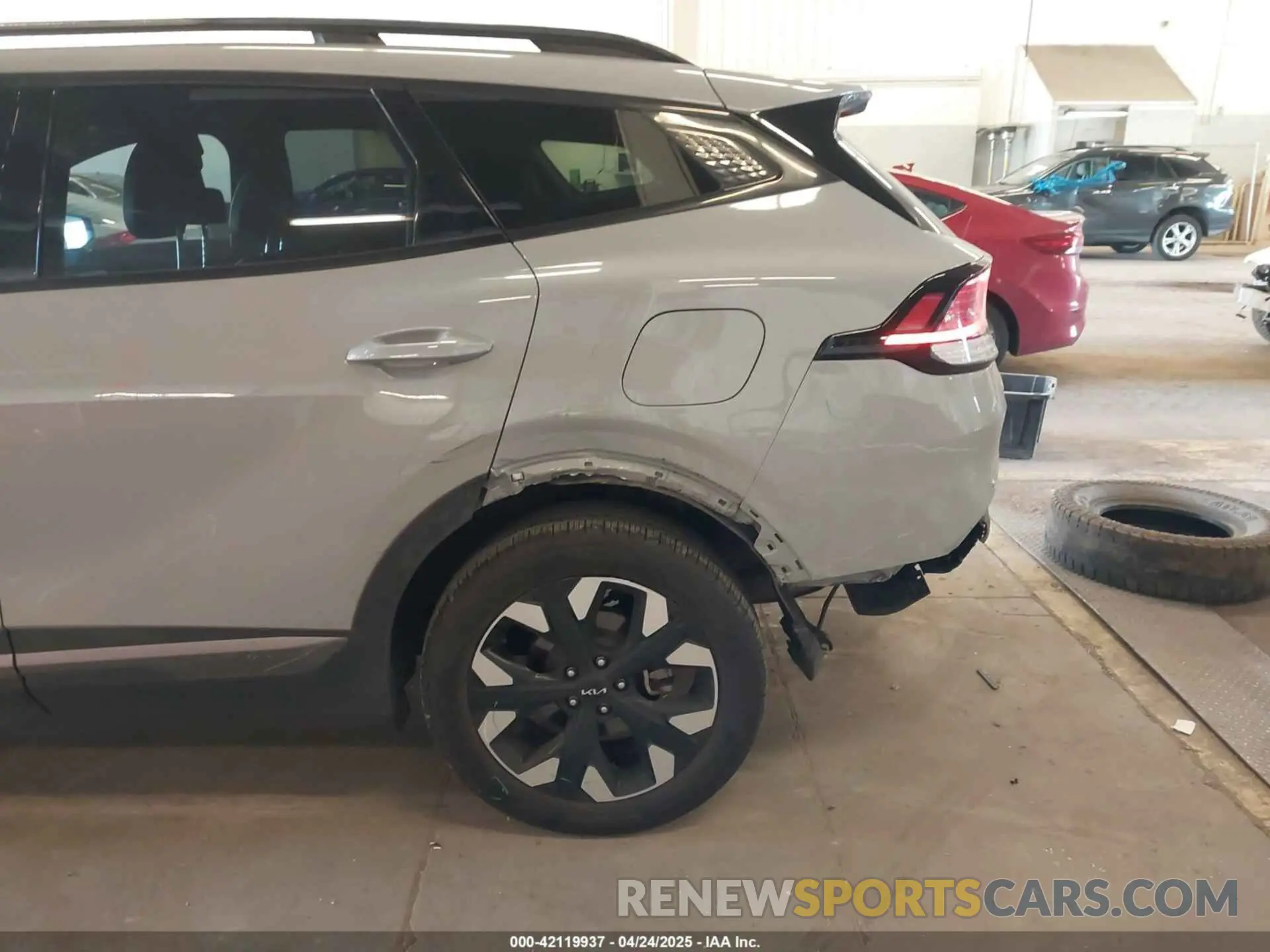 6 fotografías del automóvil dañado 5XYK6CAF1PG064757 KIA SPORTAGE 2023