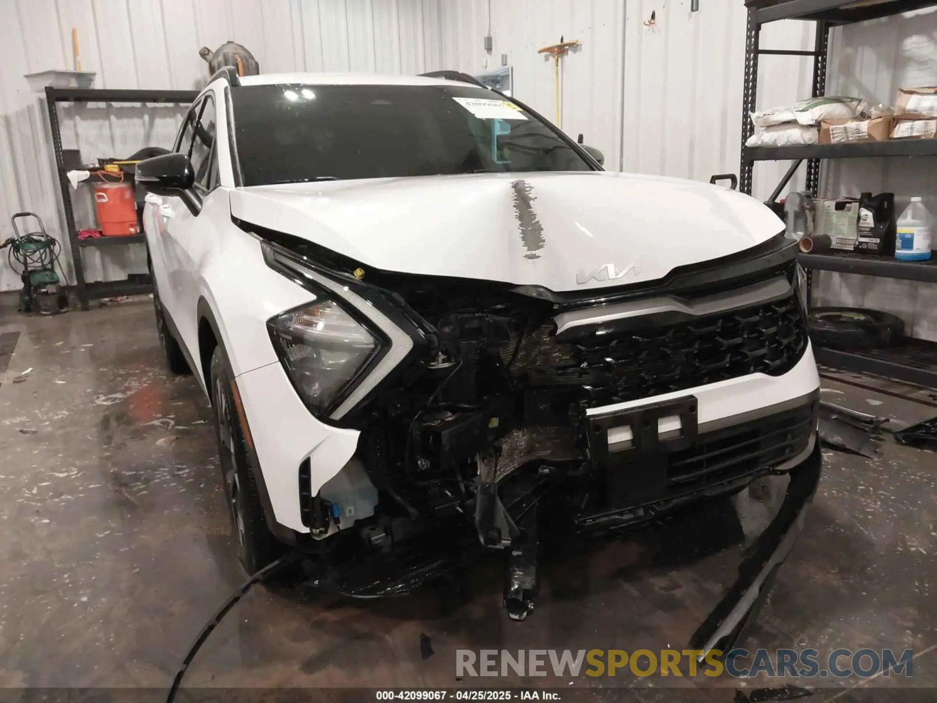 6 fotografías del automóvil dañado 5XYK6CAF3PG002986 KIA SPORTAGE 2023