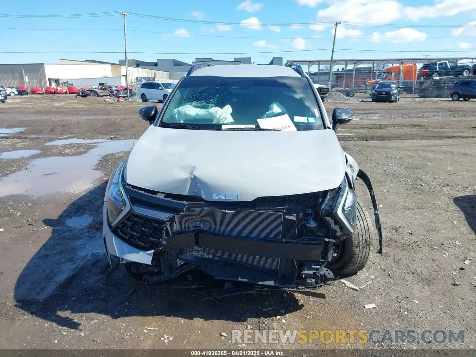 12 fotografías del automóvil dañado 5XYK6CAF3PG010439 KIA SPORTAGE 2023