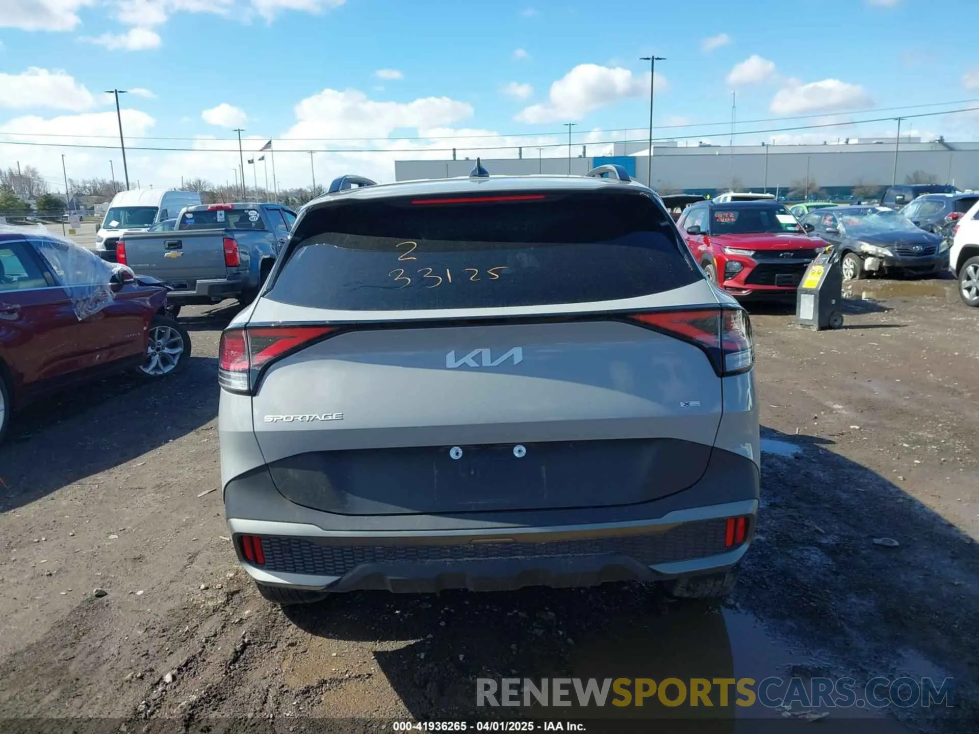 16 fotografías del automóvil dañado 5XYK6CAF3PG010439 KIA SPORTAGE 2023
