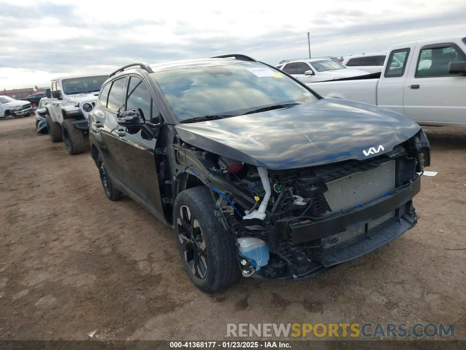1 fotografías del automóvil dañado 5XYK6CAF3PG045417 KIA SPORTAGE 2023