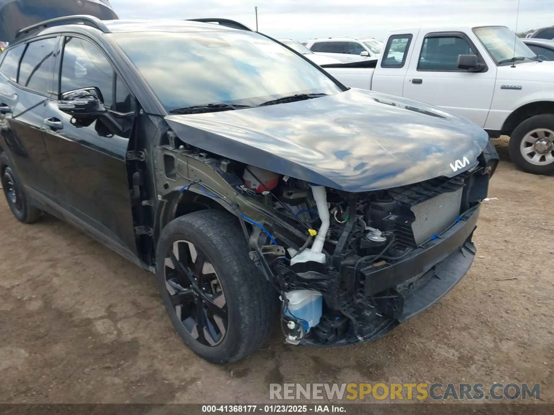 6 fotografías del automóvil dañado 5XYK6CAF3PG045417 KIA SPORTAGE 2023