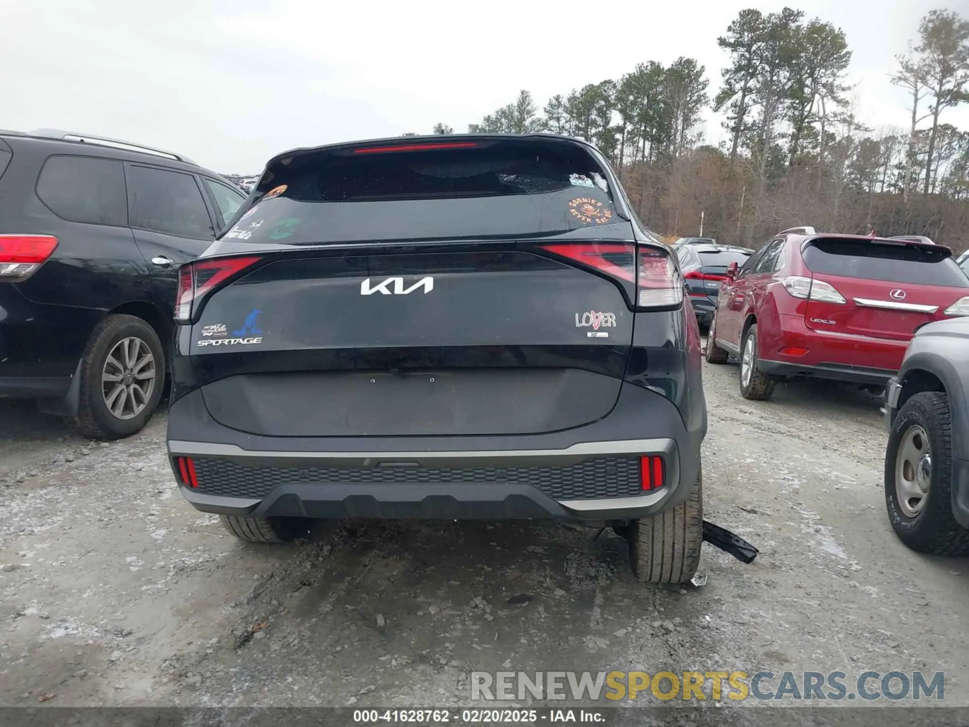 16 fotografías del automóvil dañado 5XYK6CAF3PG081835 KIA SPORTAGE 2023