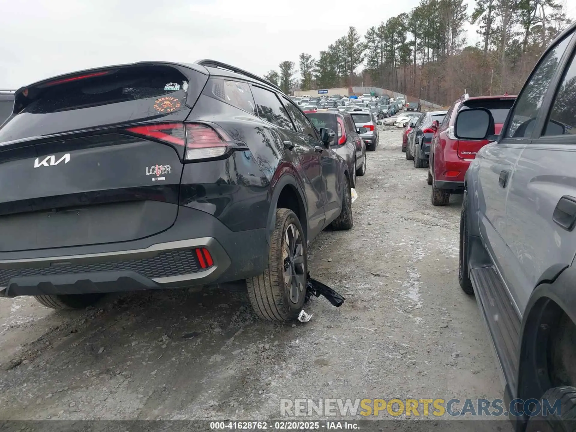 4 fotografías del automóvil dañado 5XYK6CAF3PG081835 KIA SPORTAGE 2023