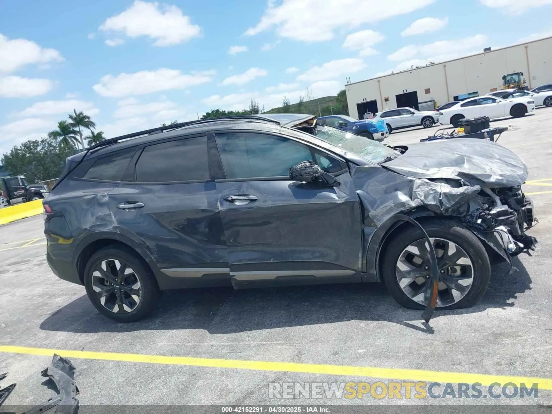 12 fotografías del automóvil dañado 5XYK6CAF3PG093614 KIA SPORTAGE 2023