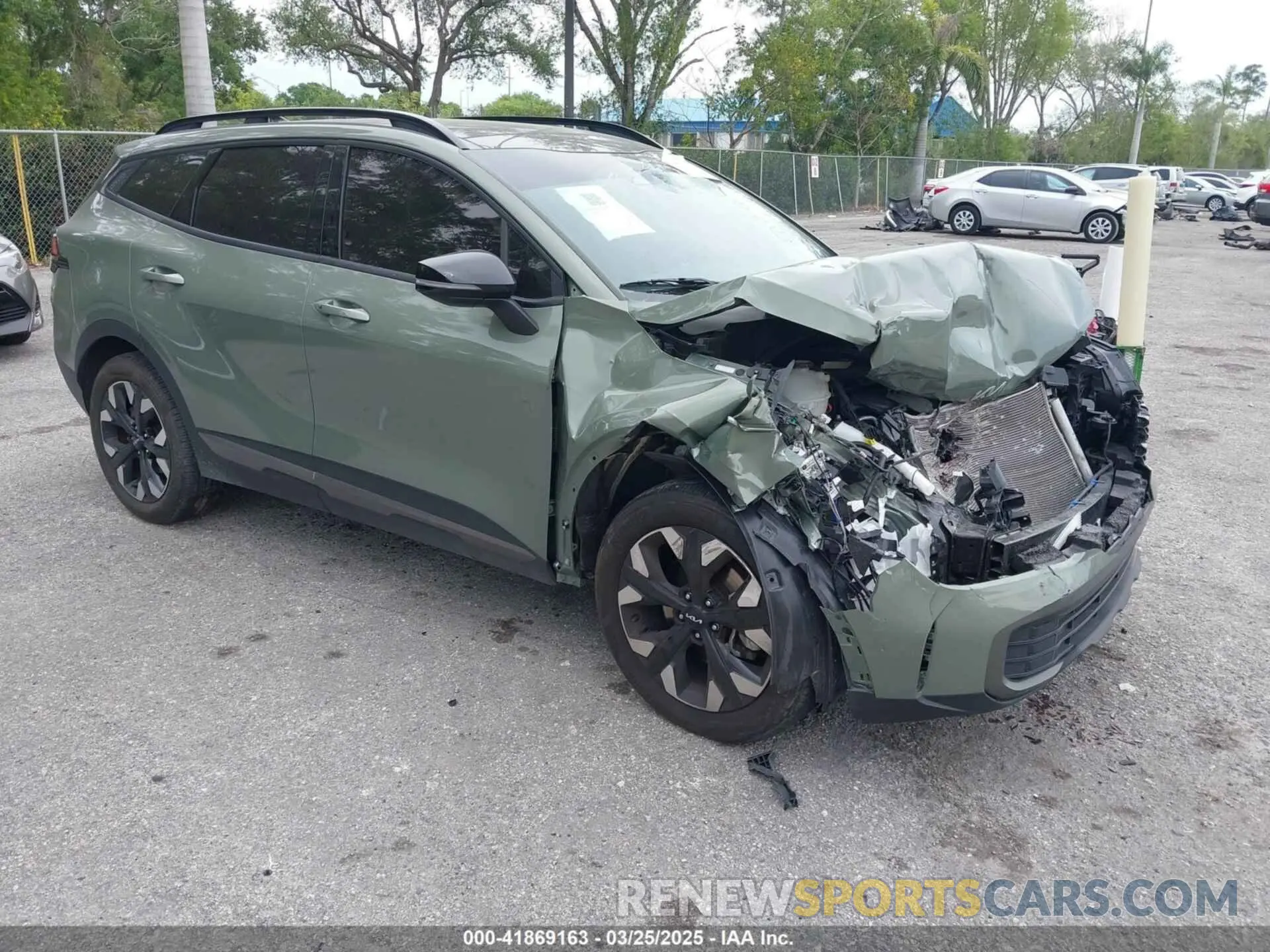 1 fotografías del automóvil dañado 5XYK6CAF4PG071394 KIA SPORTAGE 2023