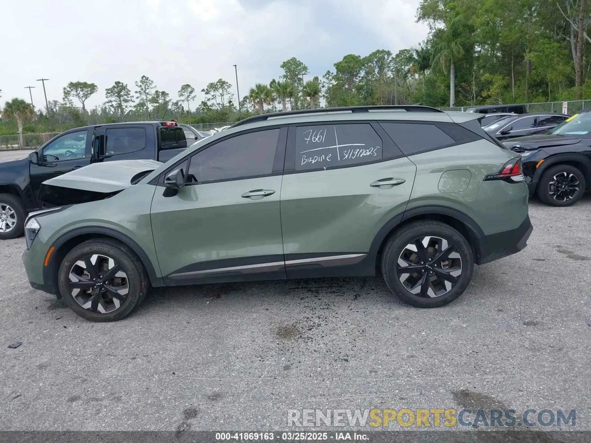14 fotografías del automóvil dañado 5XYK6CAF4PG071394 KIA SPORTAGE 2023