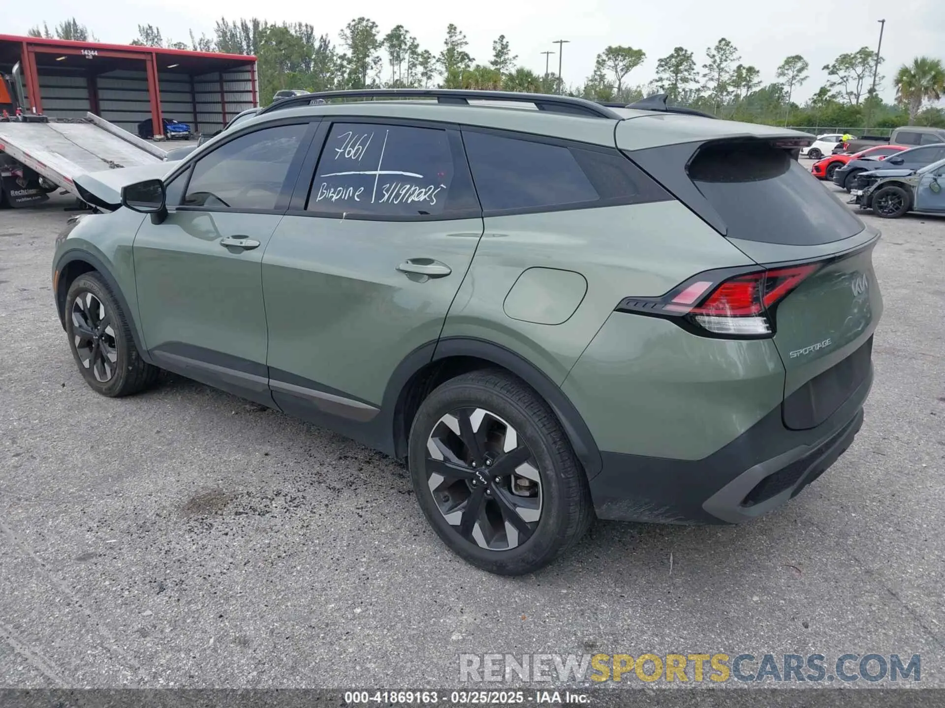 3 fotografías del automóvil dañado 5XYK6CAF4PG071394 KIA SPORTAGE 2023