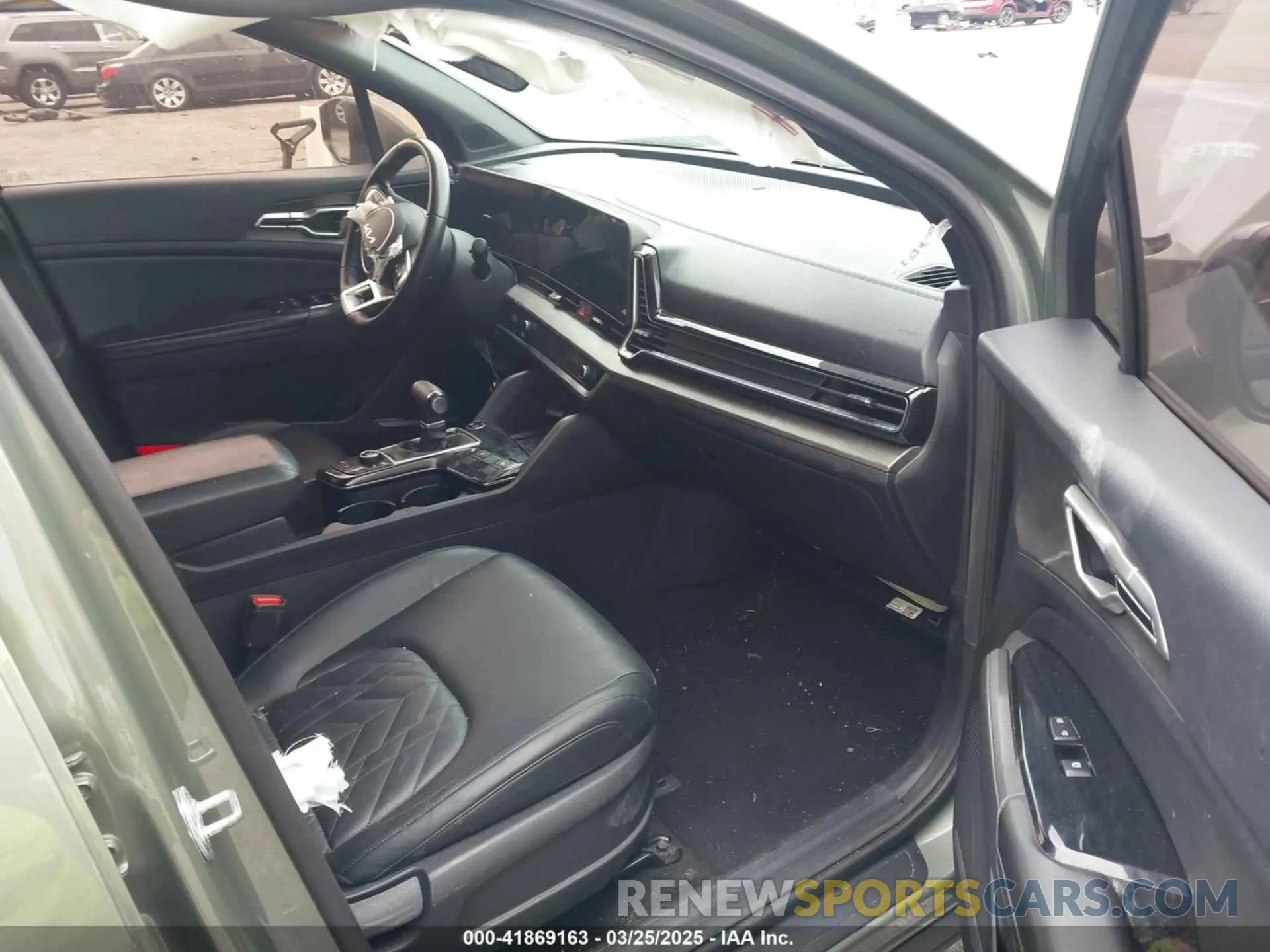 5 fotografías del automóvil dañado 5XYK6CAF4PG071394 KIA SPORTAGE 2023