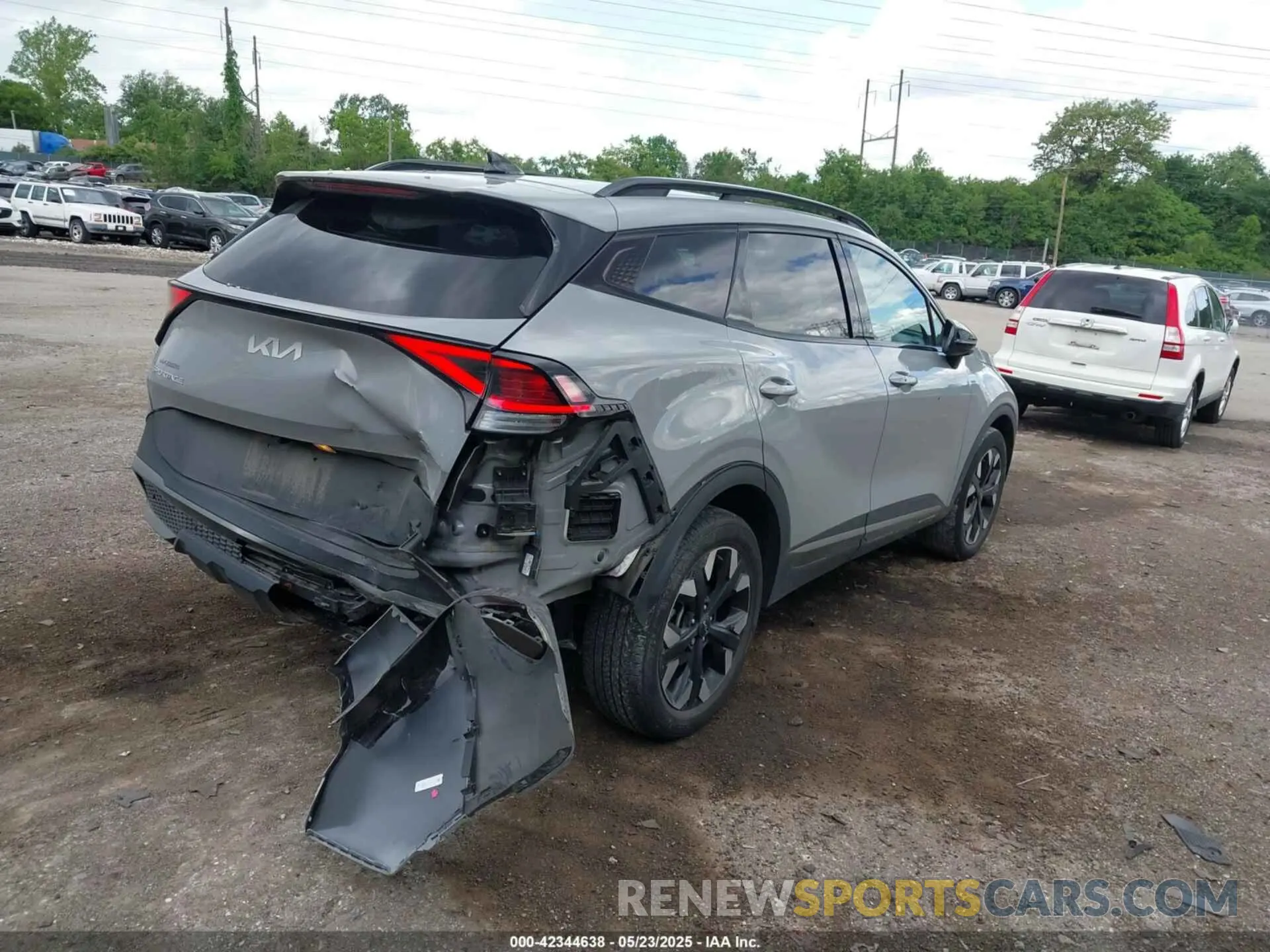 6 fotografías del automóvil dañado 5XYK6CAF4PG086123 KIA SPORTAGE 2023
