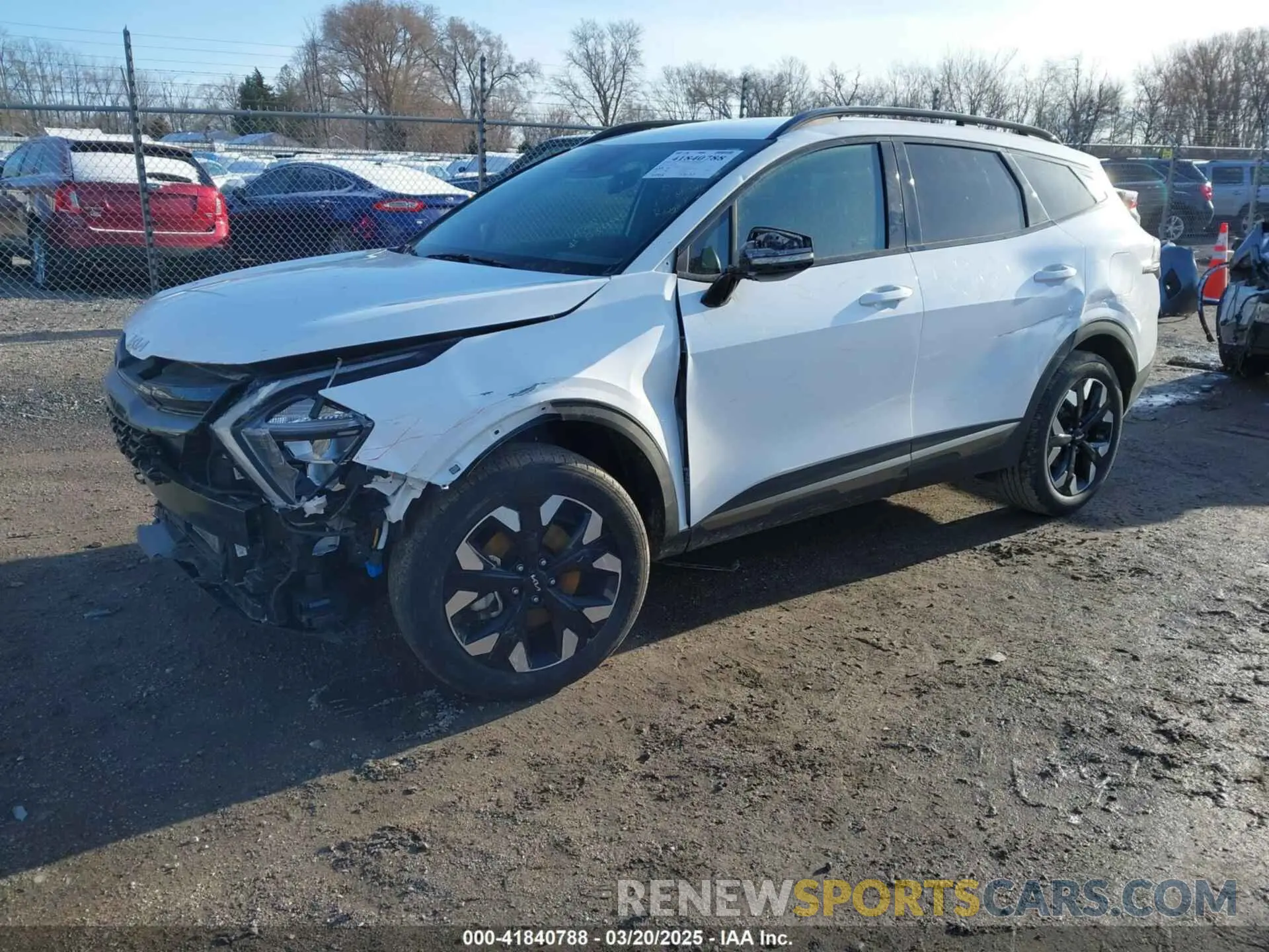 2 fotografías del automóvil dañado 5XYK6CAF5PG019269 KIA SPORTAGE 2023