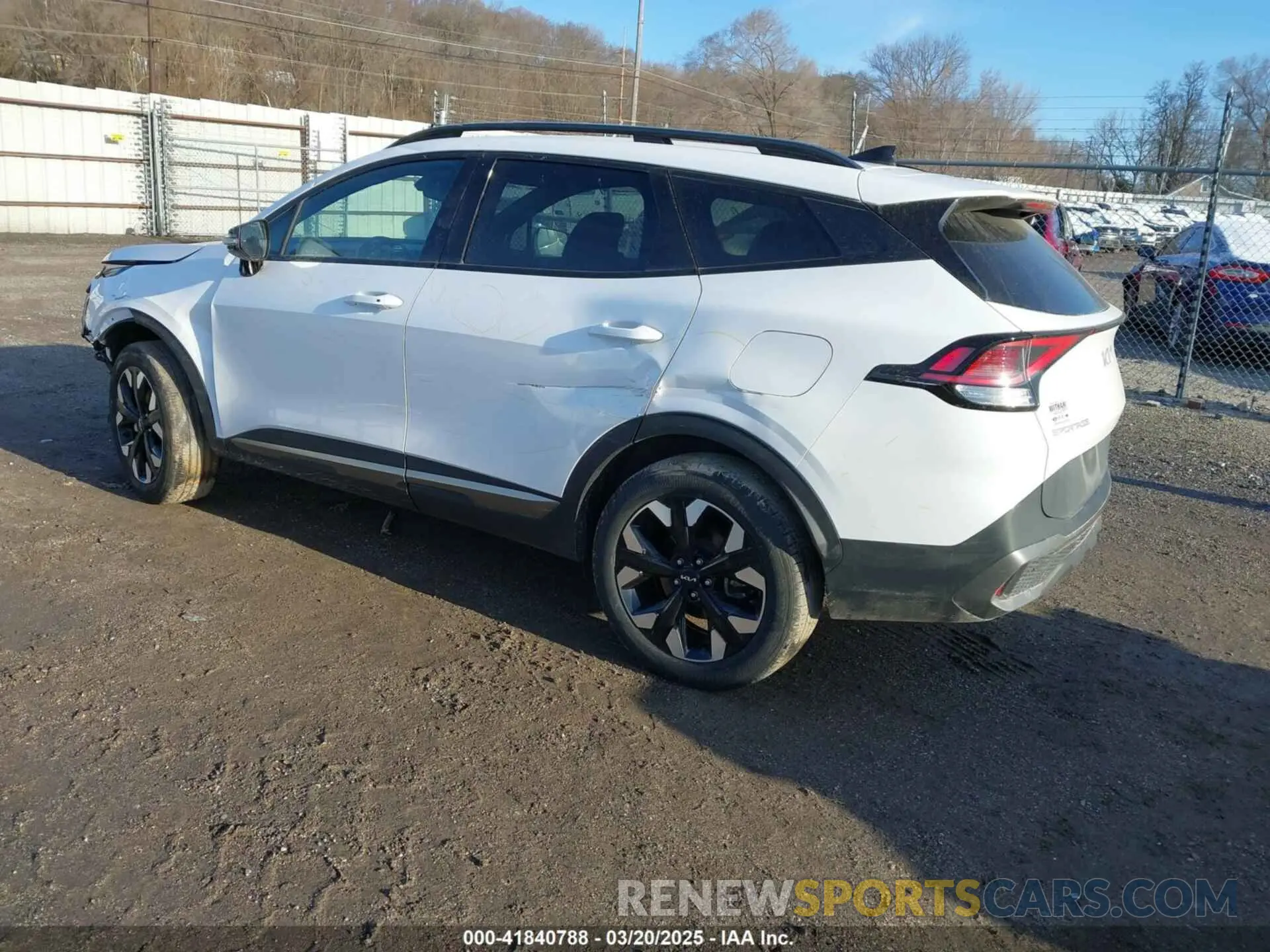 3 fotografías del automóvil dañado 5XYK6CAF5PG019269 KIA SPORTAGE 2023