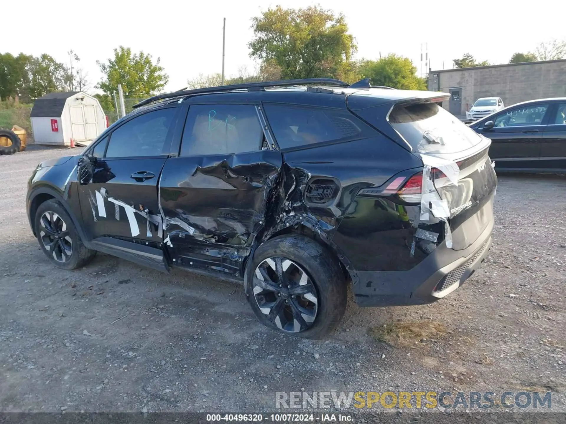 3 fotografías del automóvil dañado 5XYK6CAF6PG048196 KIA SPORTAGE 2023