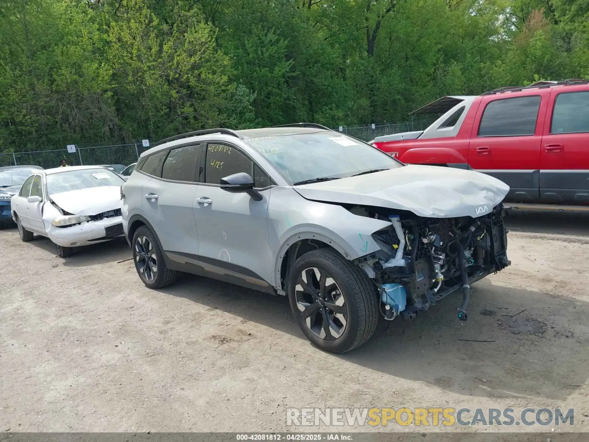 1 fotografías del automóvil dañado 5XYK6CAF6PG083238 KIA SPORTAGE 2023