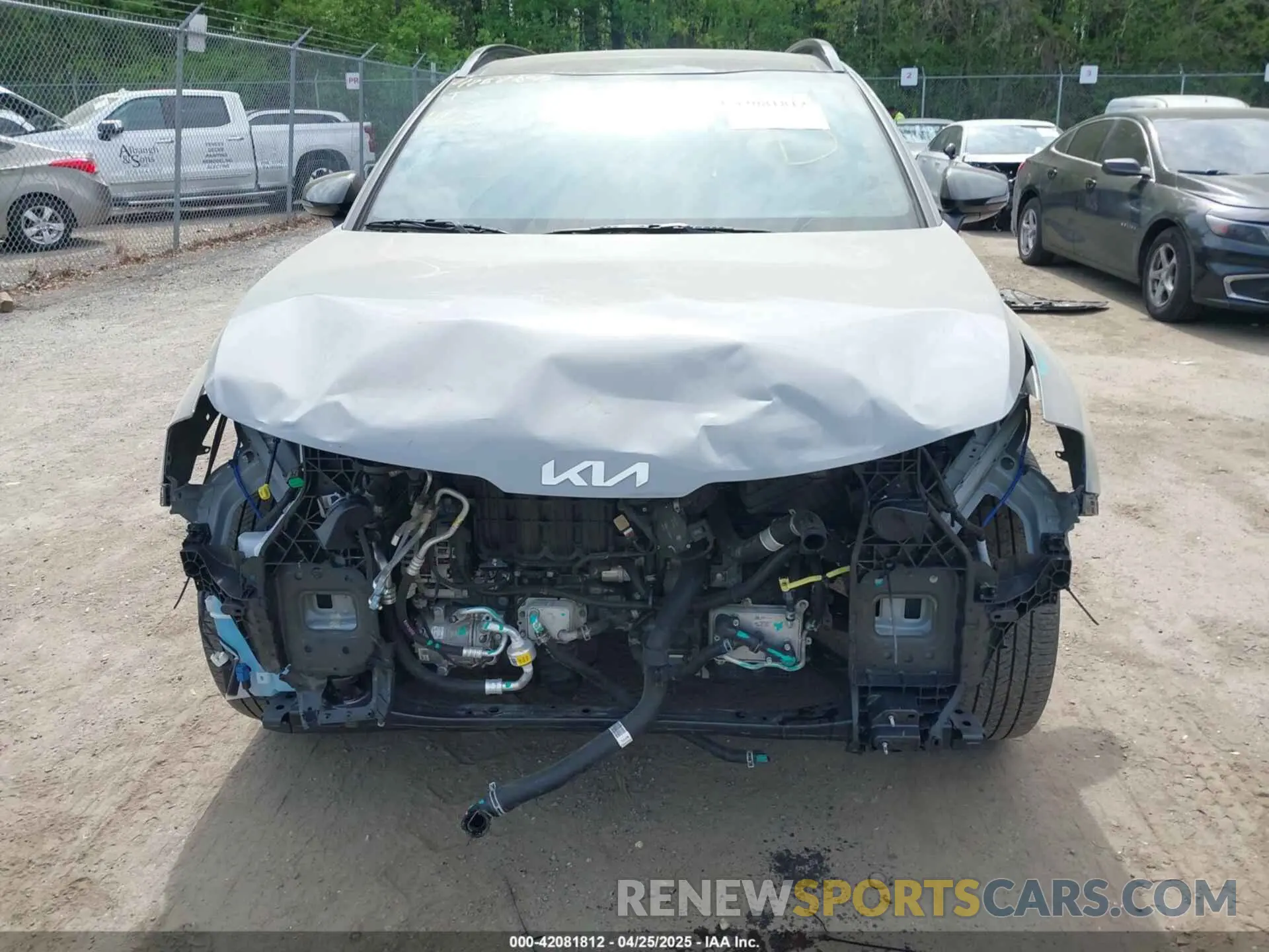 12 fotografías del automóvil dañado 5XYK6CAF6PG083238 KIA SPORTAGE 2023